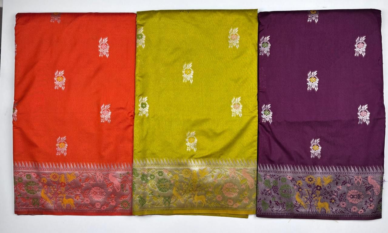 Banaras Kasturi silk sarees