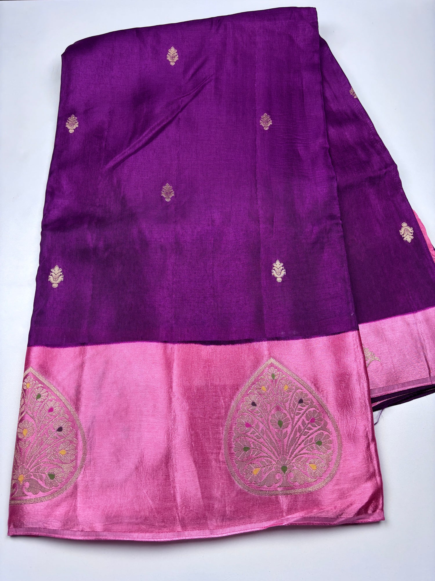 Banaras HO Satin Border Sarees