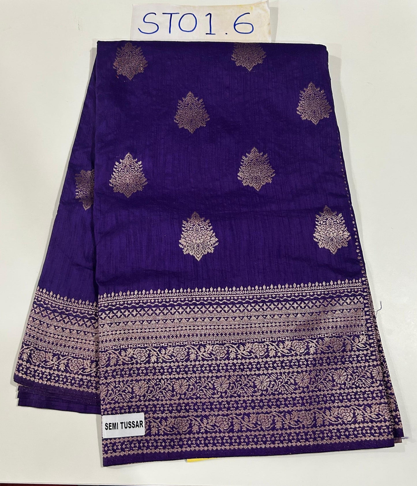 Semi Tussar Butta Design-6