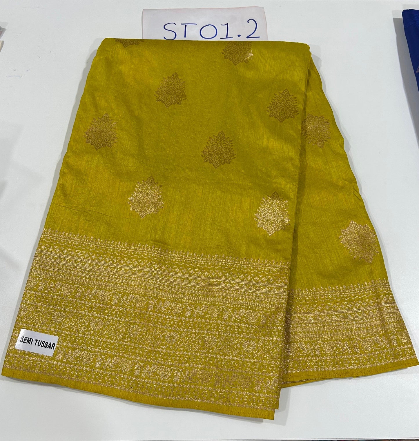Semi Tussar Butta Design-2