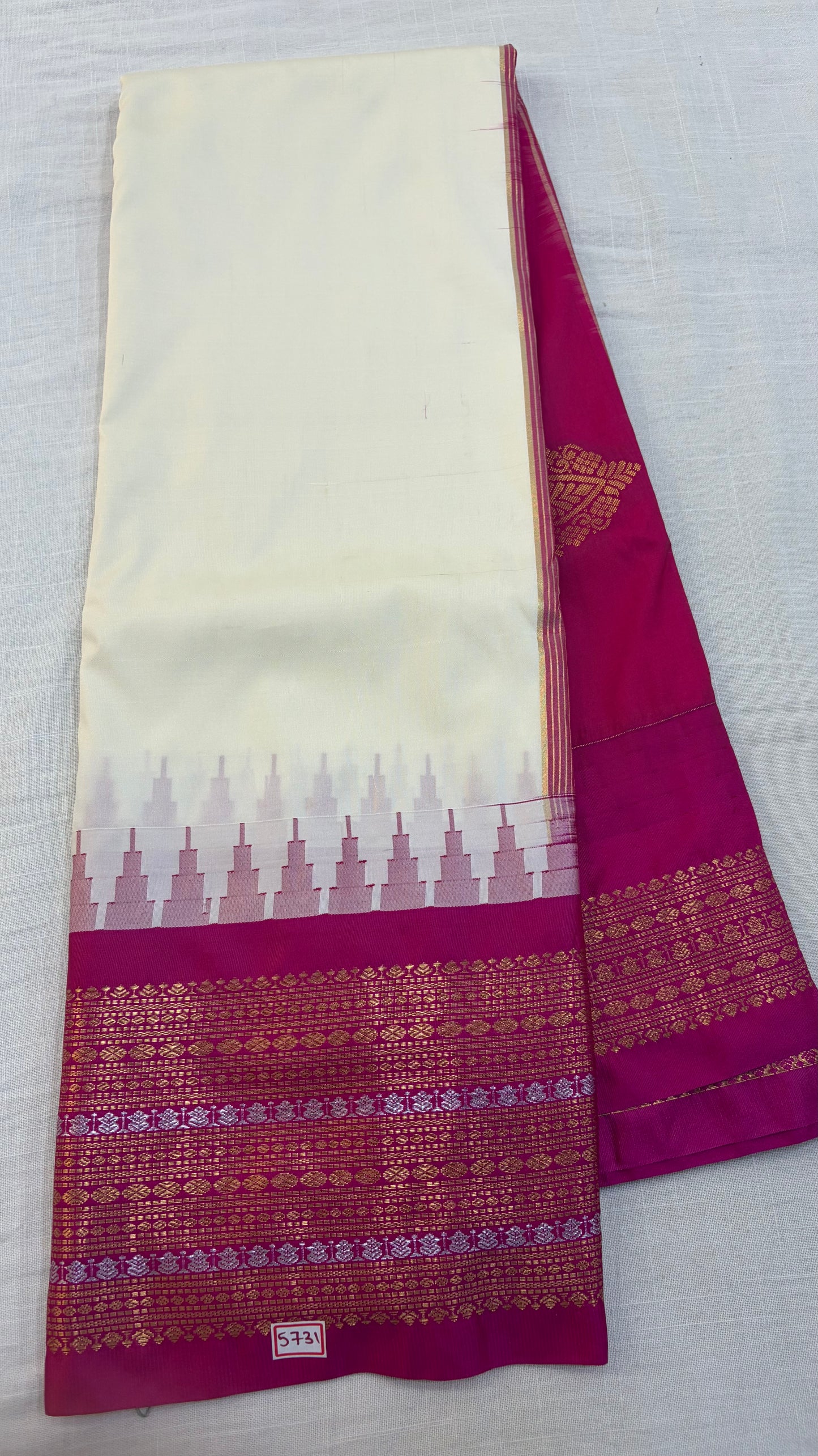 Semi Gadwal Silk Saree