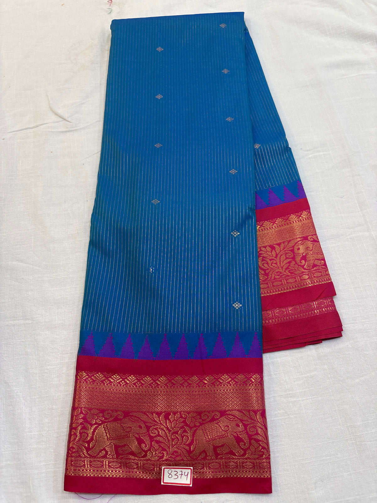 Semi Gadwal Silk Saree