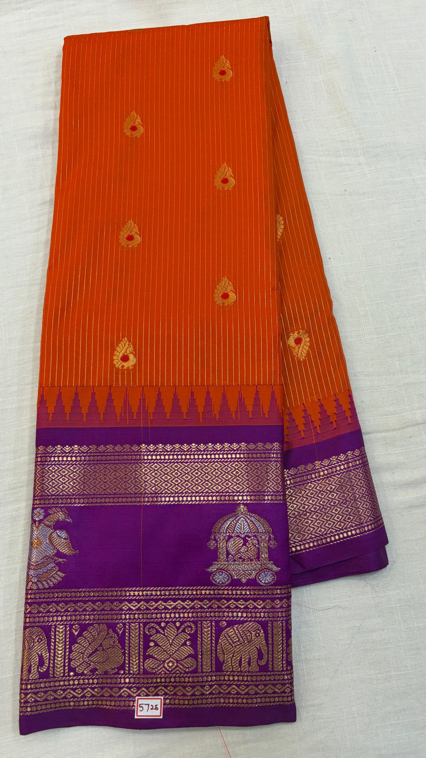 Semi Gadwal Silk Saree