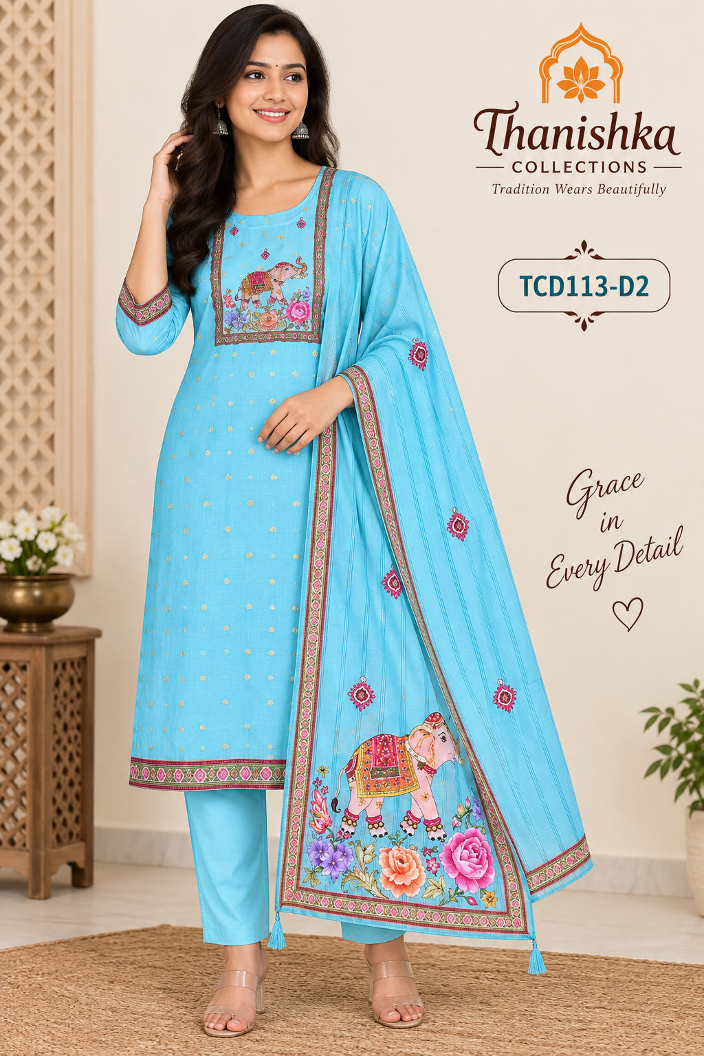Kota Checks Kurti Set