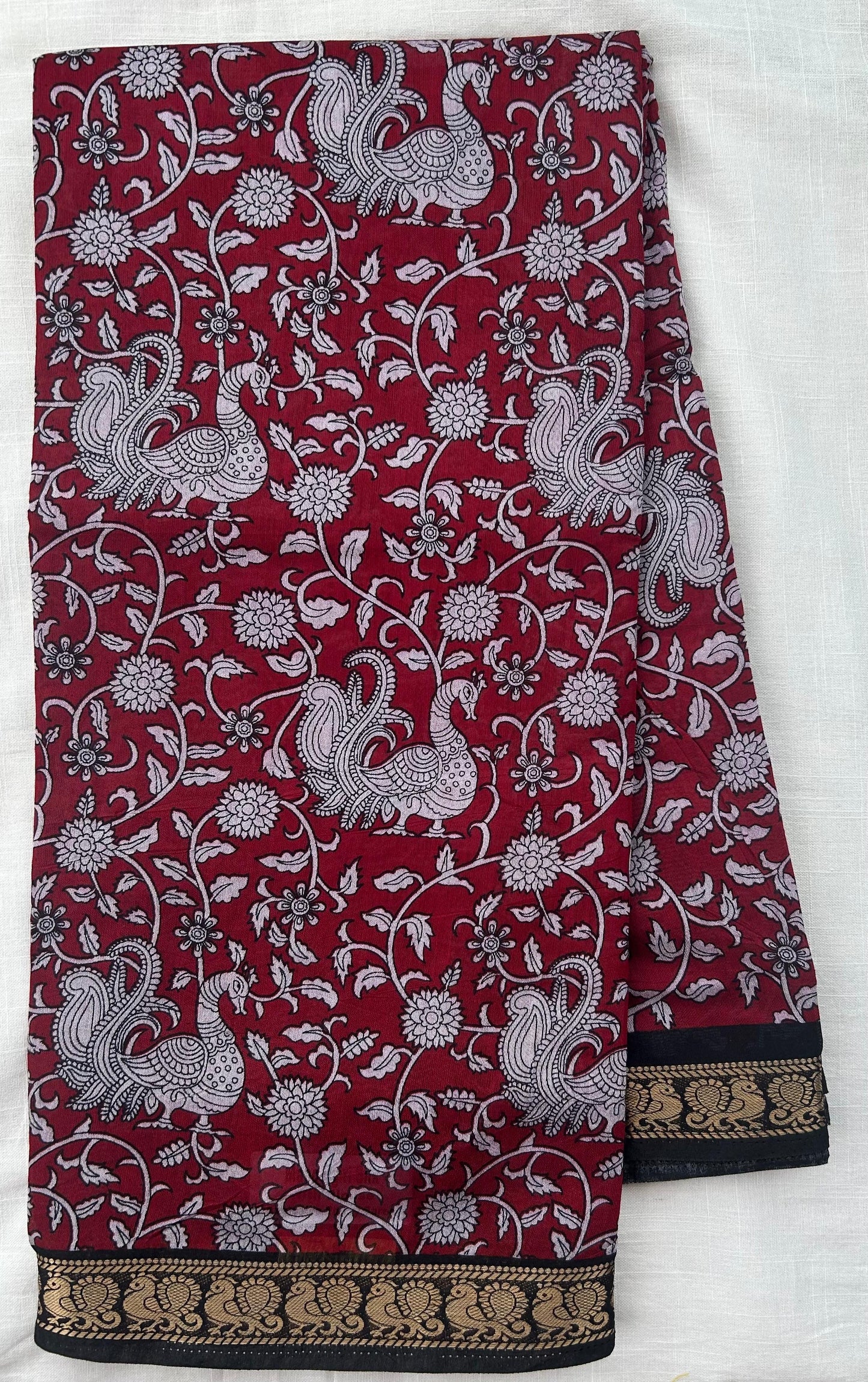 Maheshwari Silk - Maroon