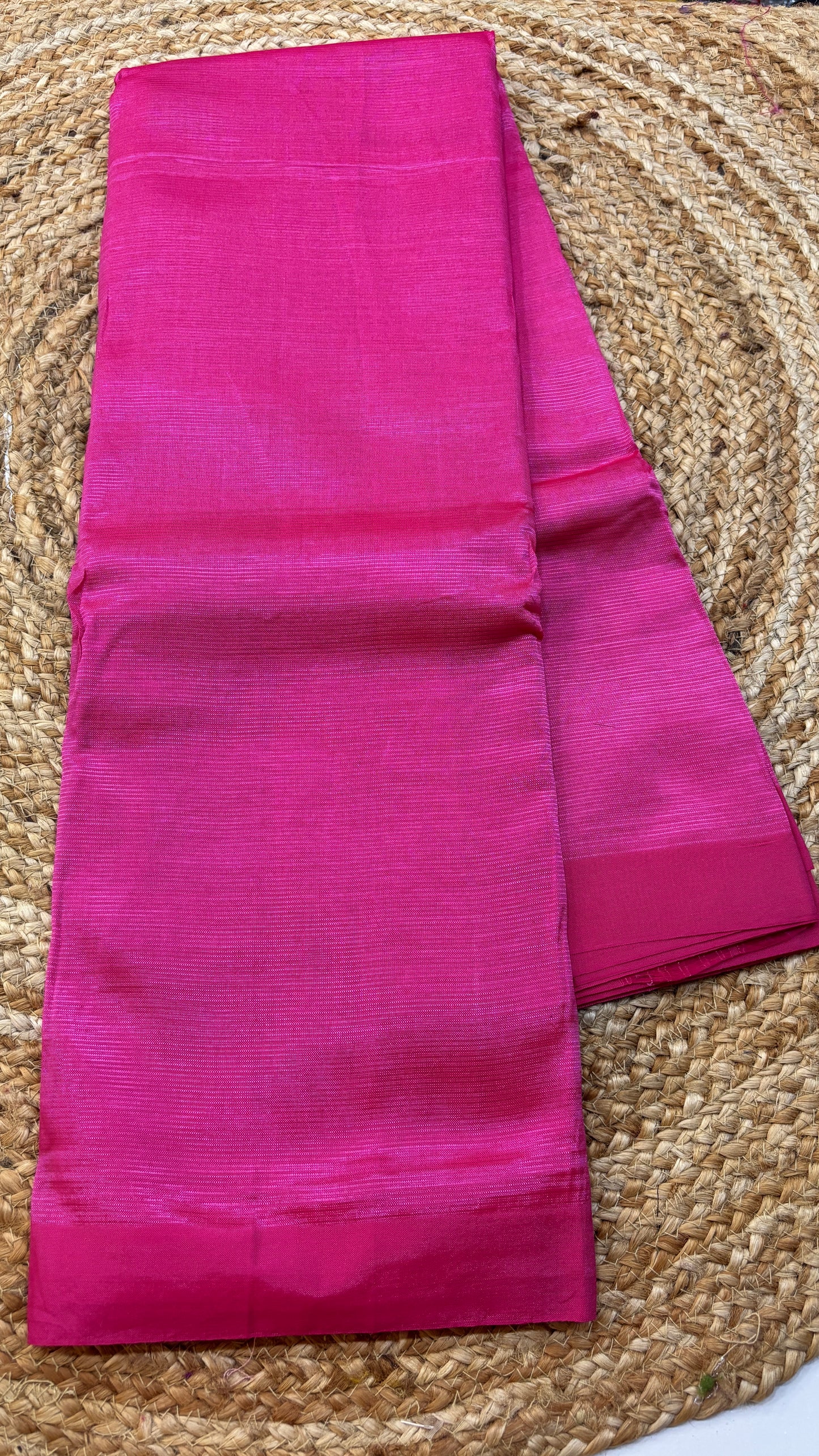 Plain Mangalgiri Silk Saree