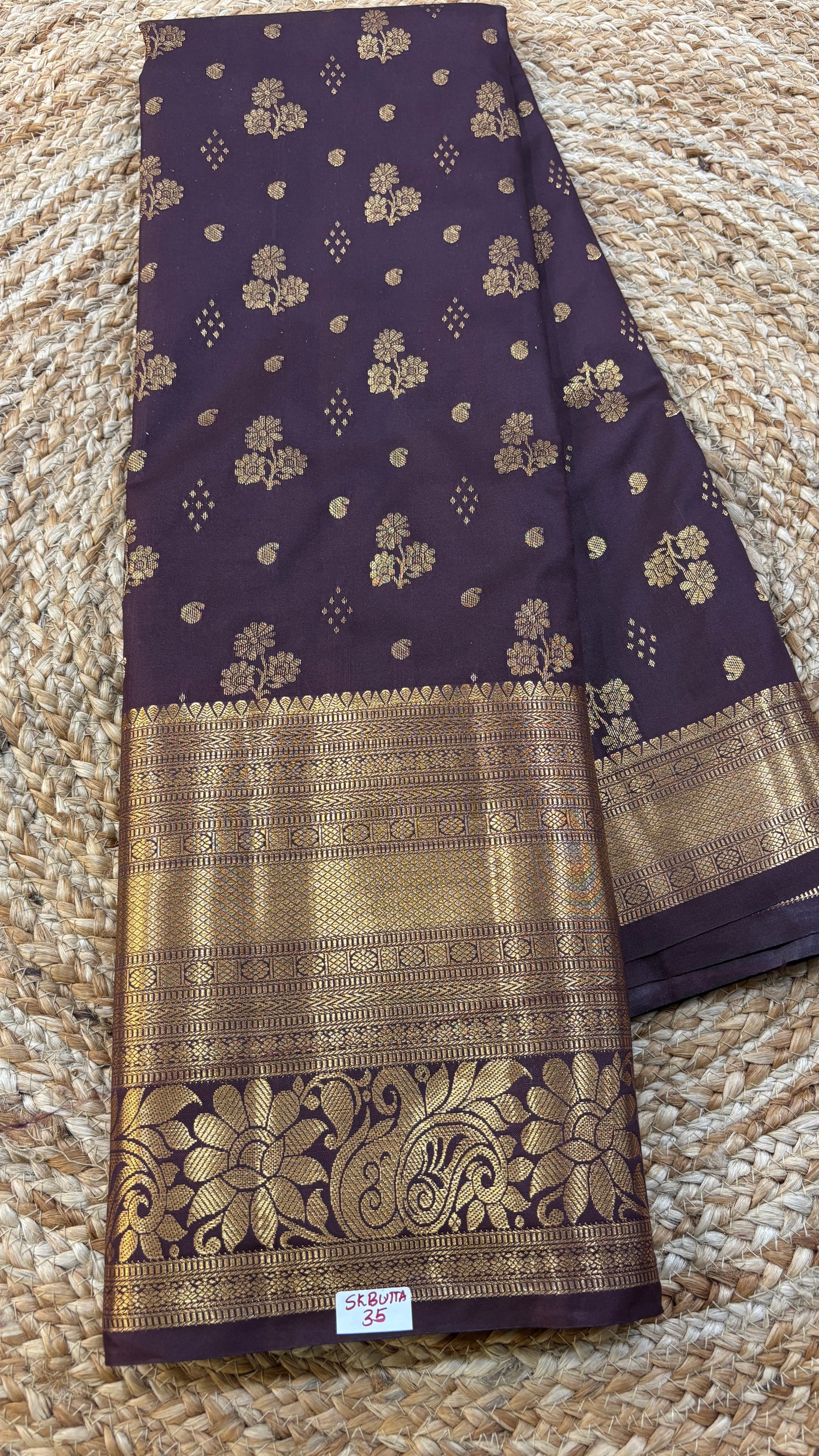 Semi Kanchi Butta Sarees