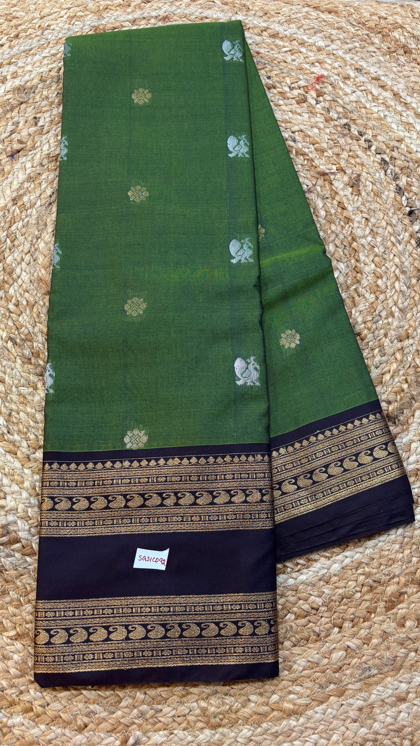 Semi Gadwal Sico Gap Border Saree