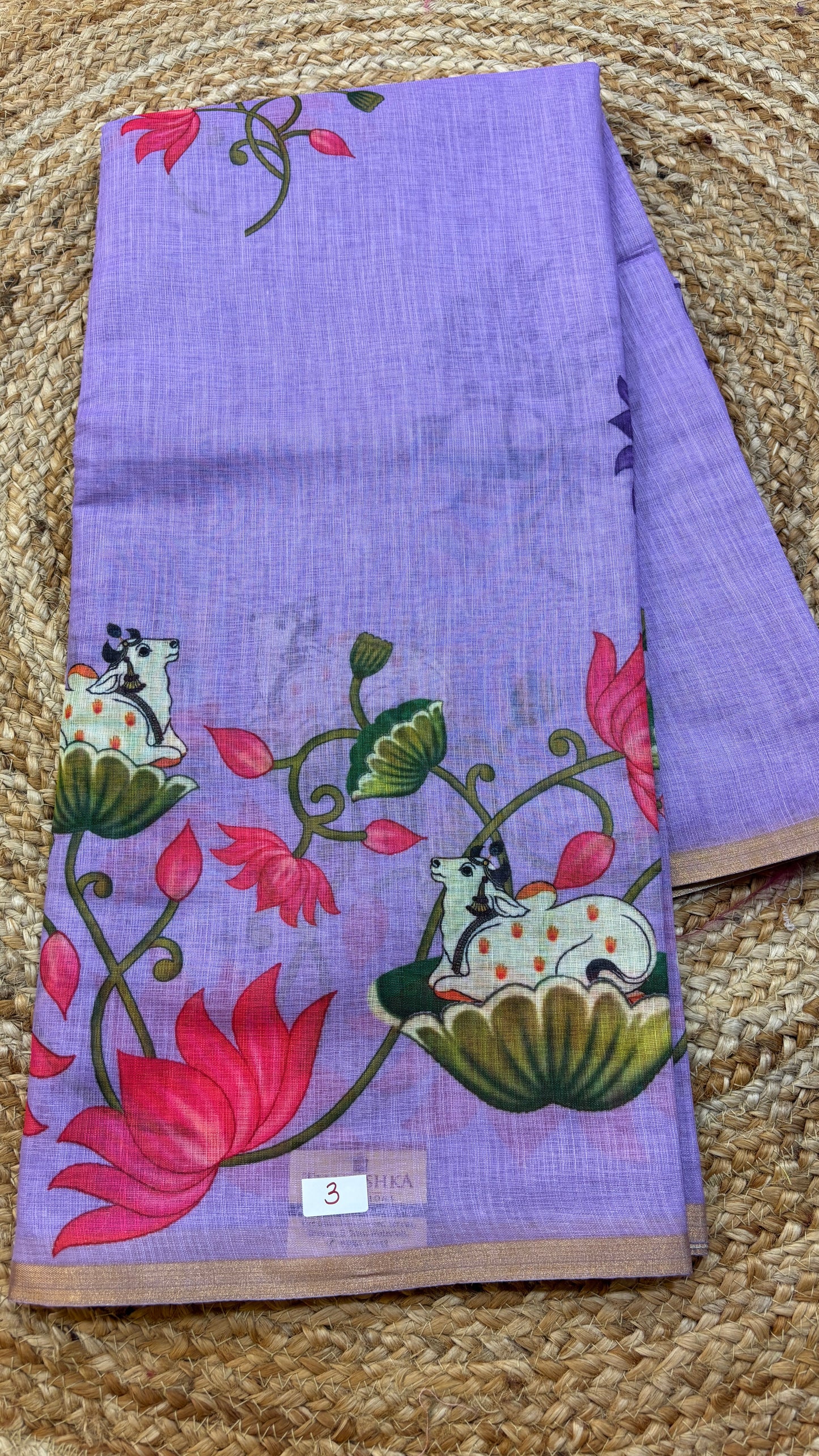 Linen Silk Saree