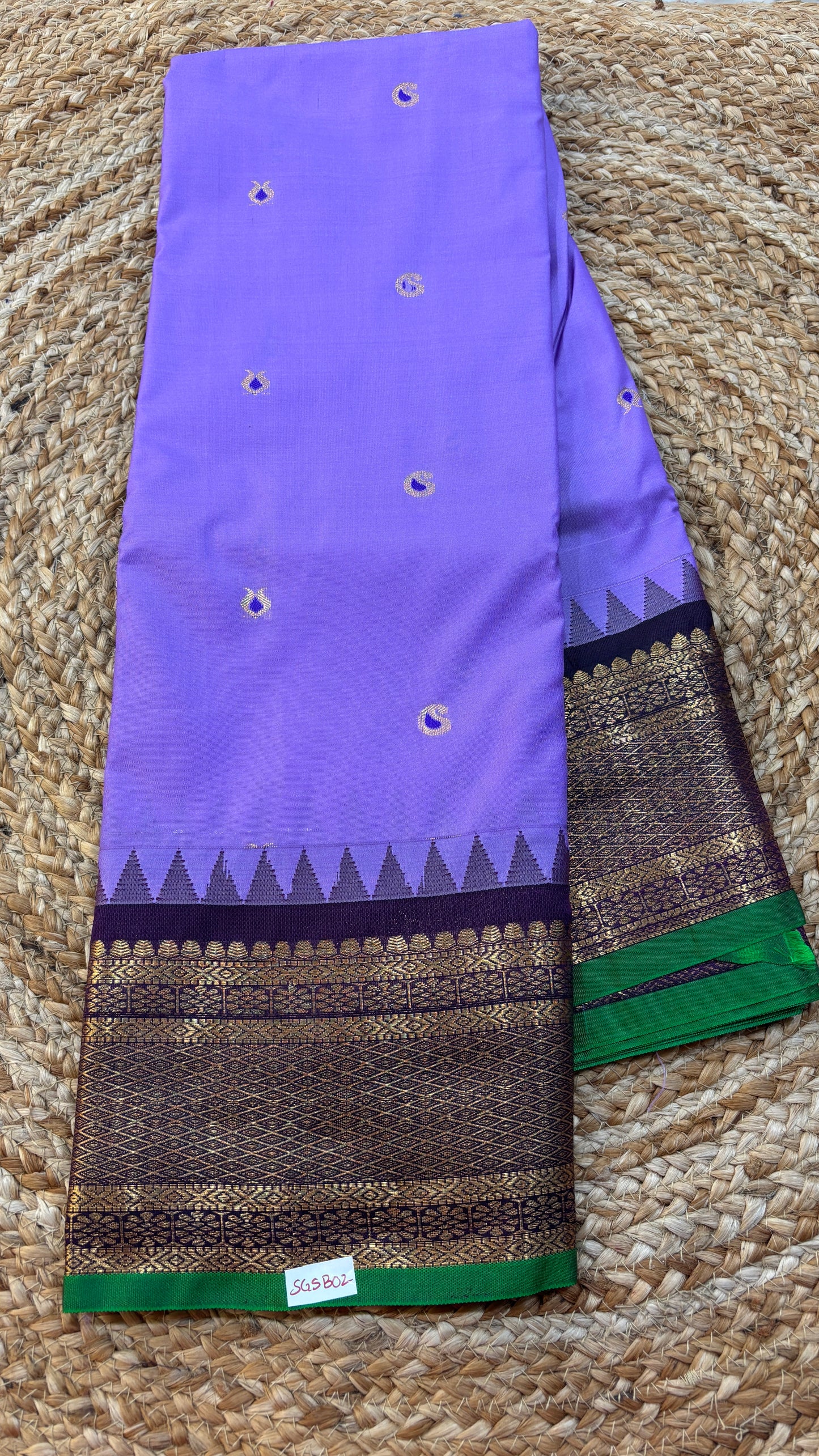 Semi Gadwal Silk Saree