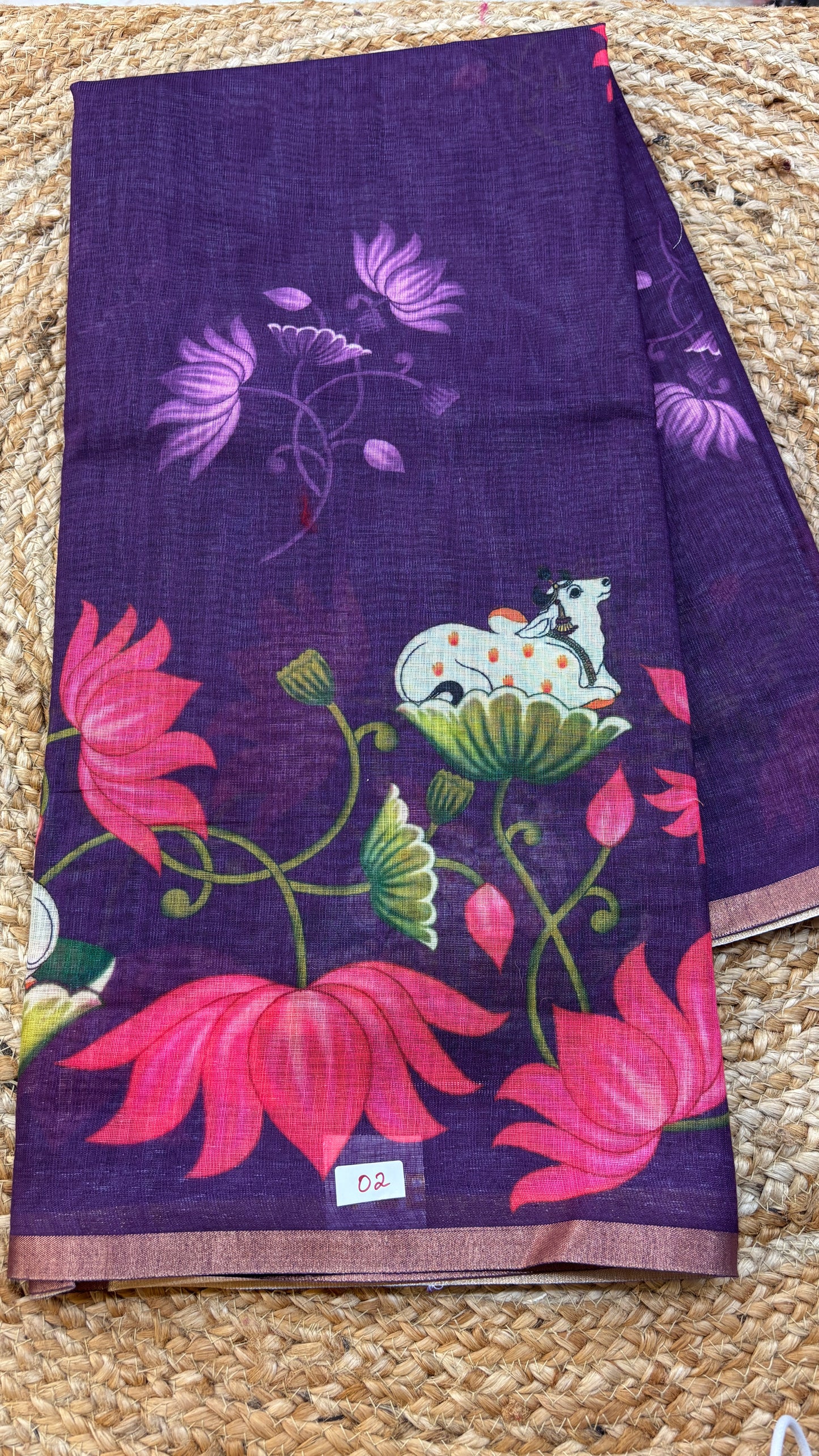 Linen Silk Saree