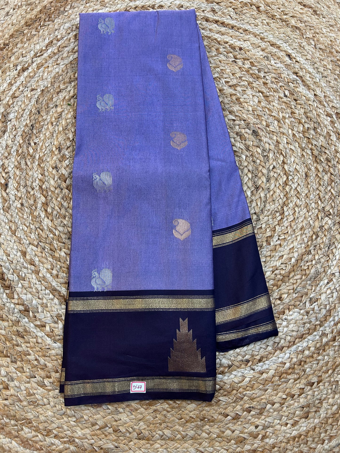 Semi Gadwal Sico Temple border saree