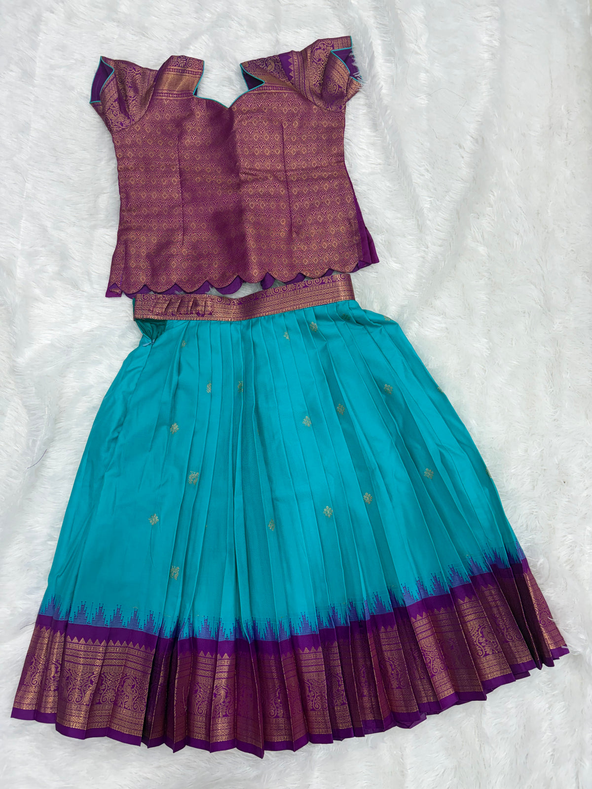 Kids Stitched Lehanga
