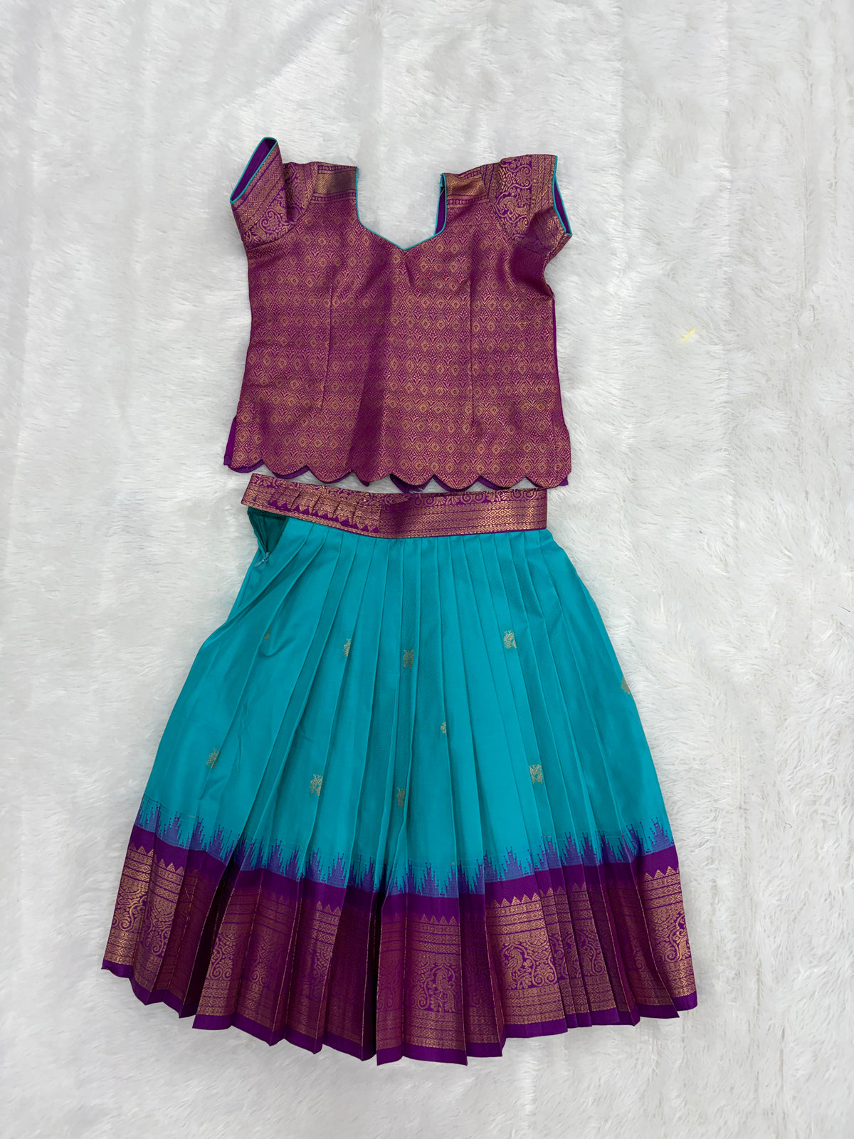Kids Stitched Lehanga