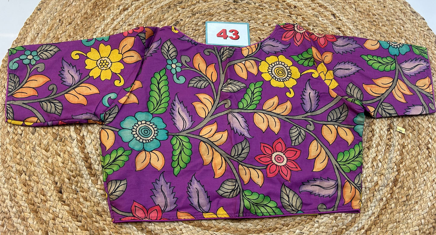 High neck ReadyMade Blouse