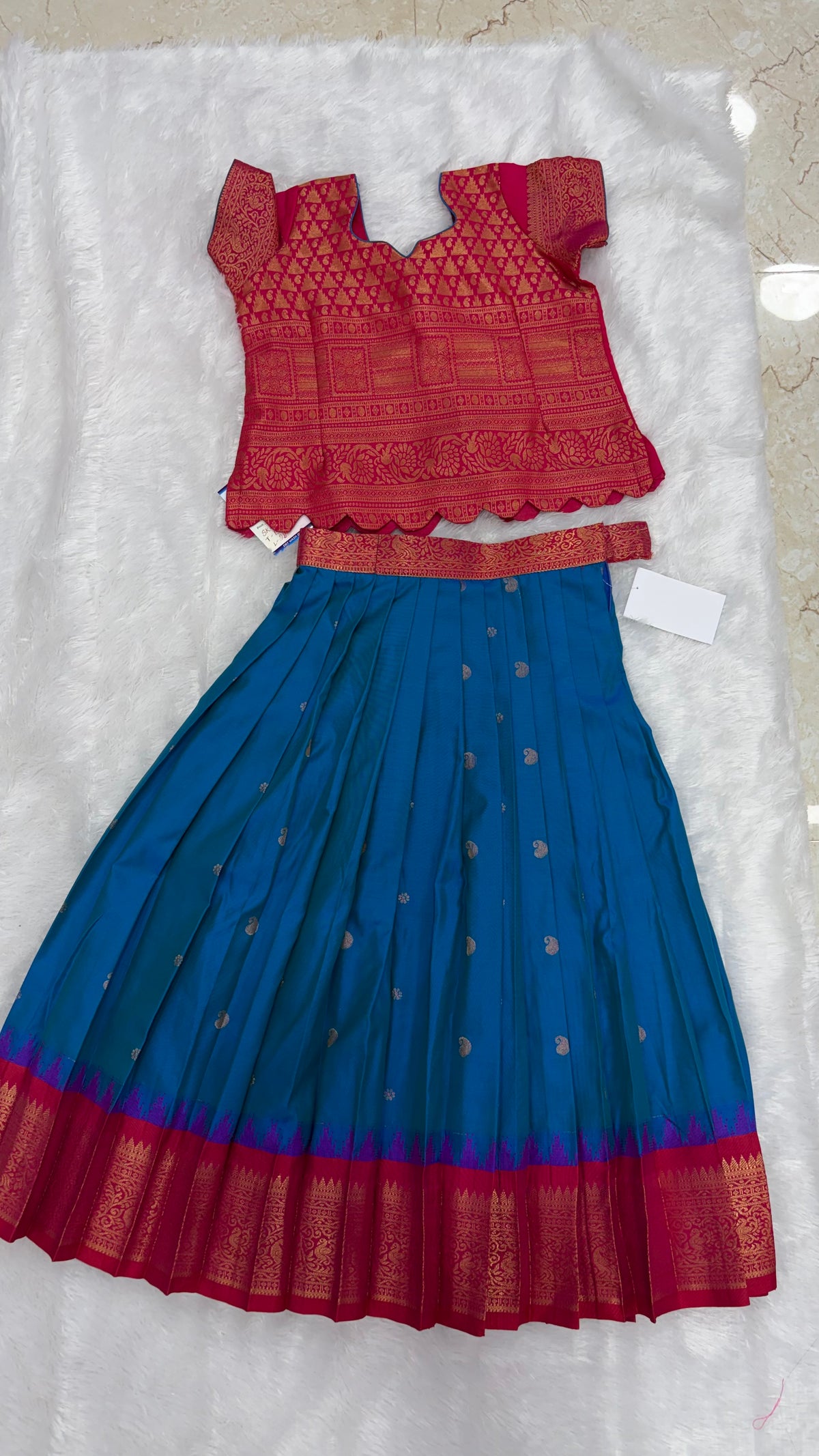 Kids Stitched Lehanga