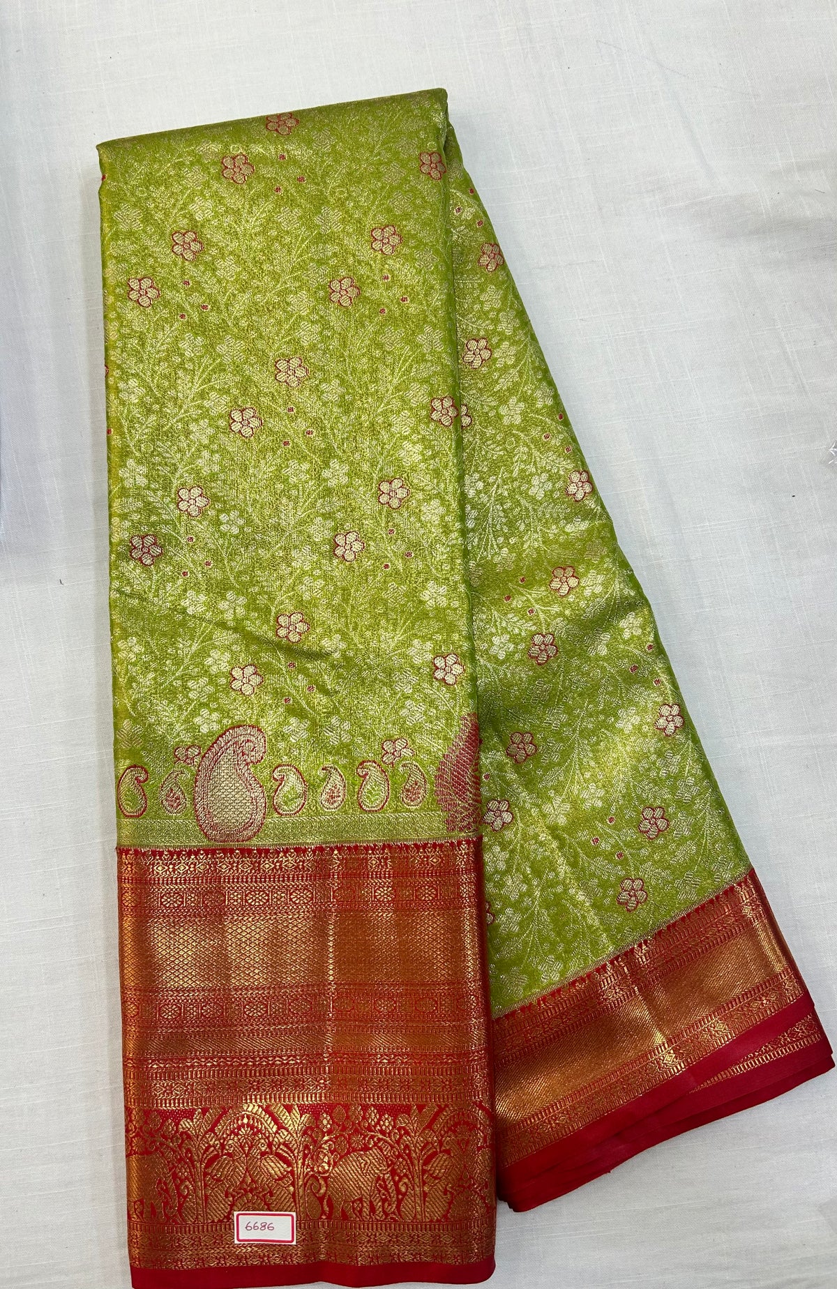 Semi Kanchi Tissue Pattu Sarees