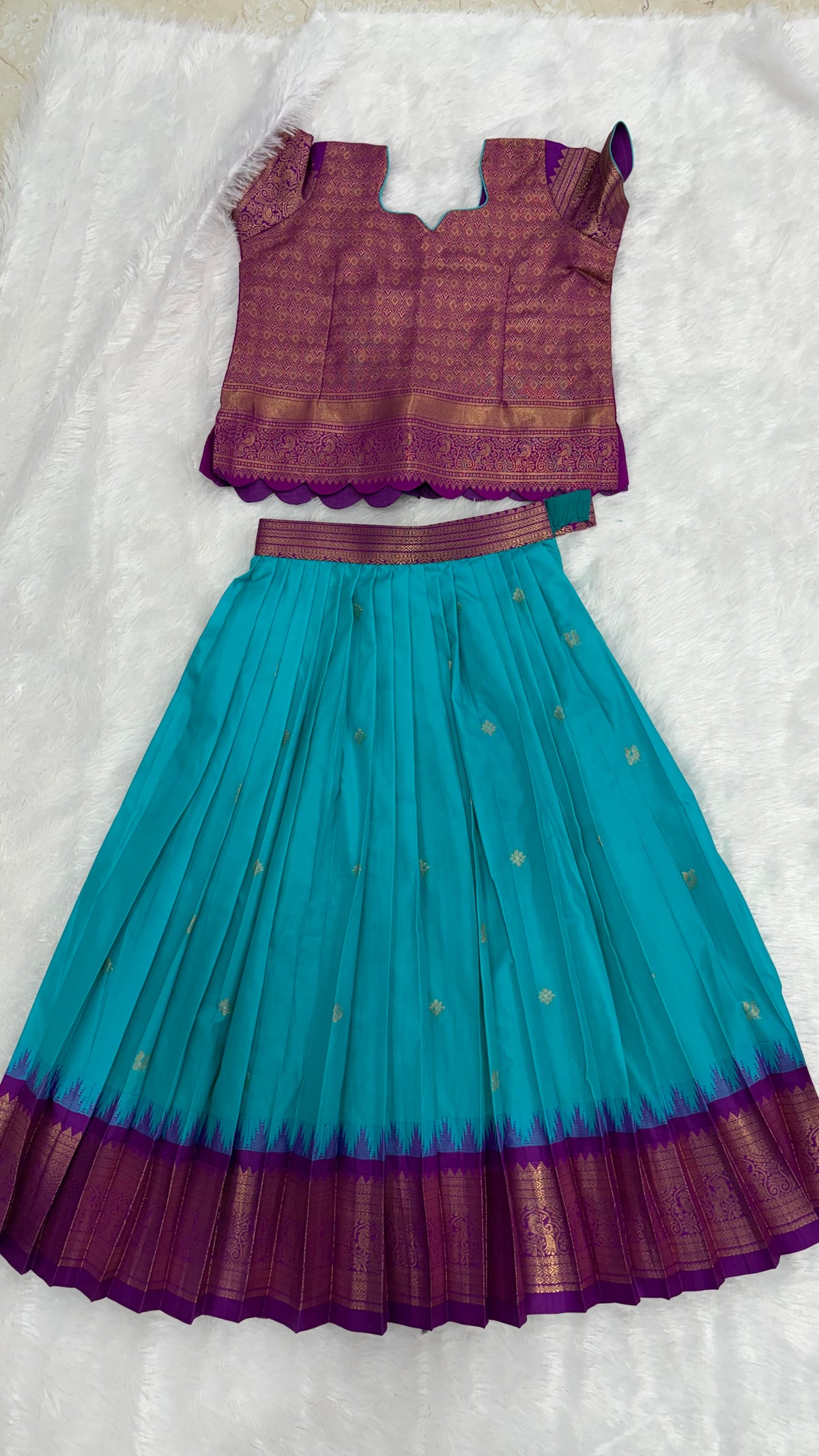 Kids Stitched Lehanga