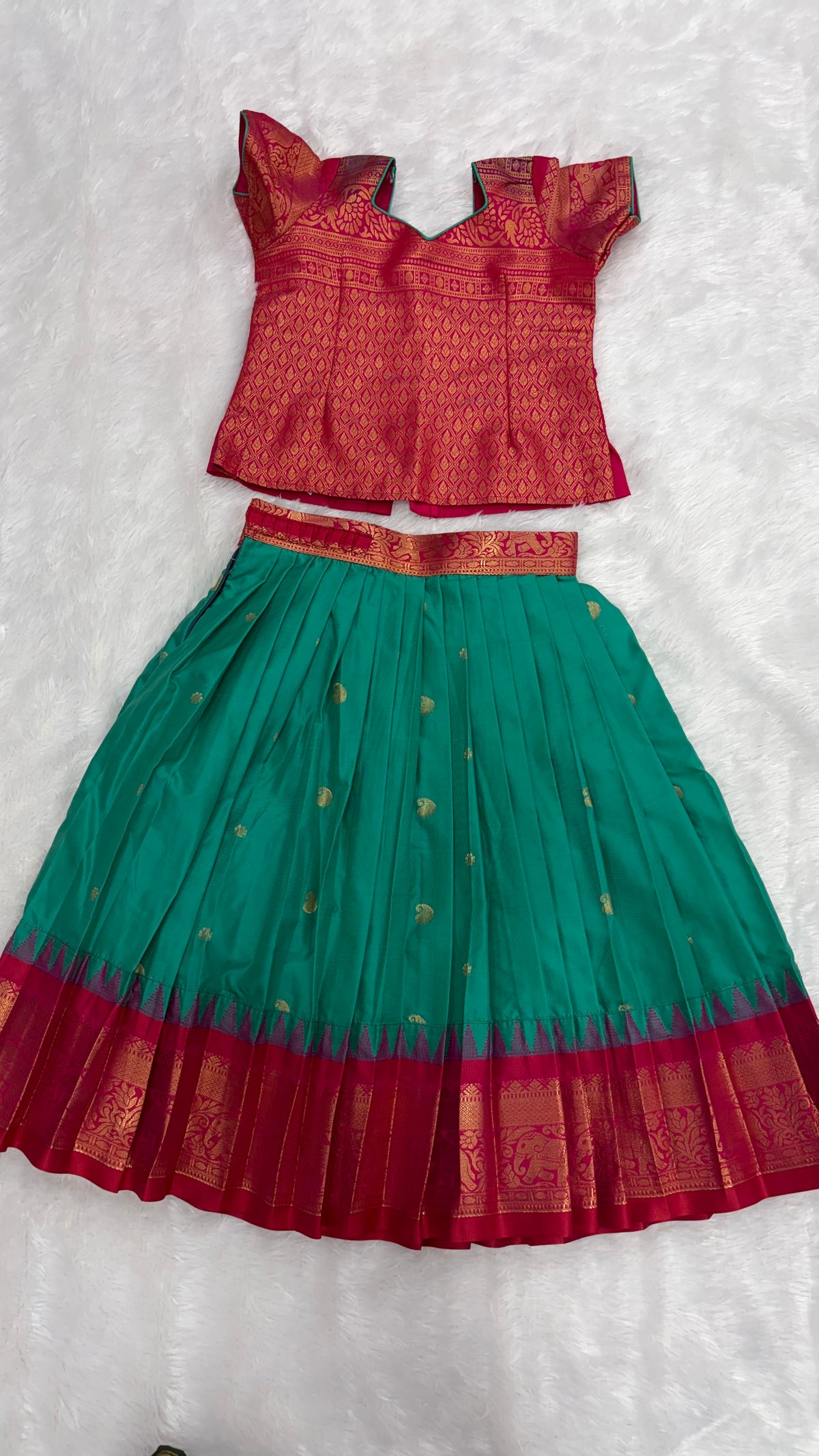 Kids Stitched Lehanga