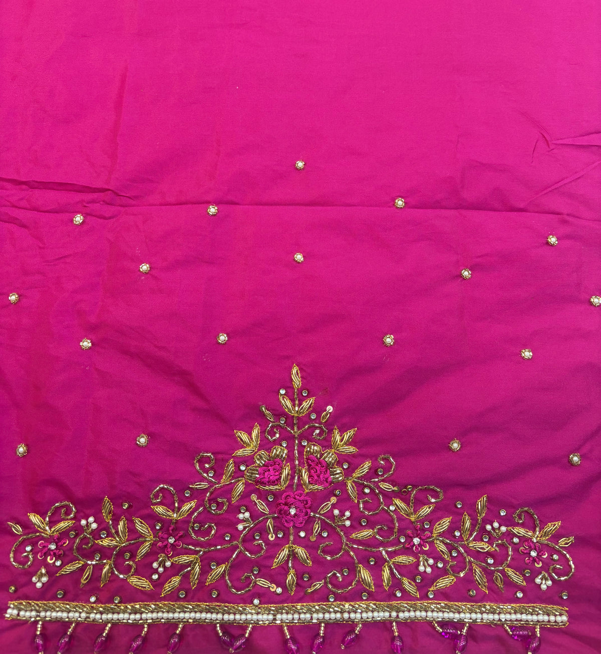 Raw Silk Maggam Work Blouse