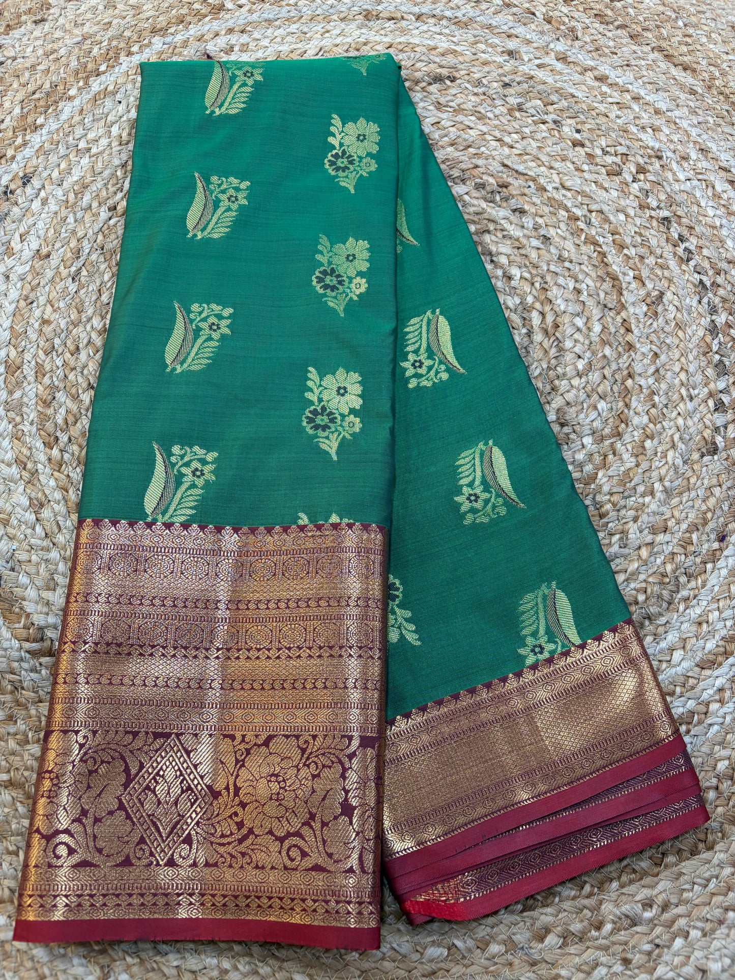 Semi Kanchi Butta Sarees