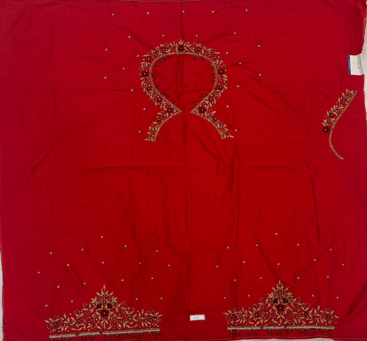 Raw Silk Maggam Work Blouse