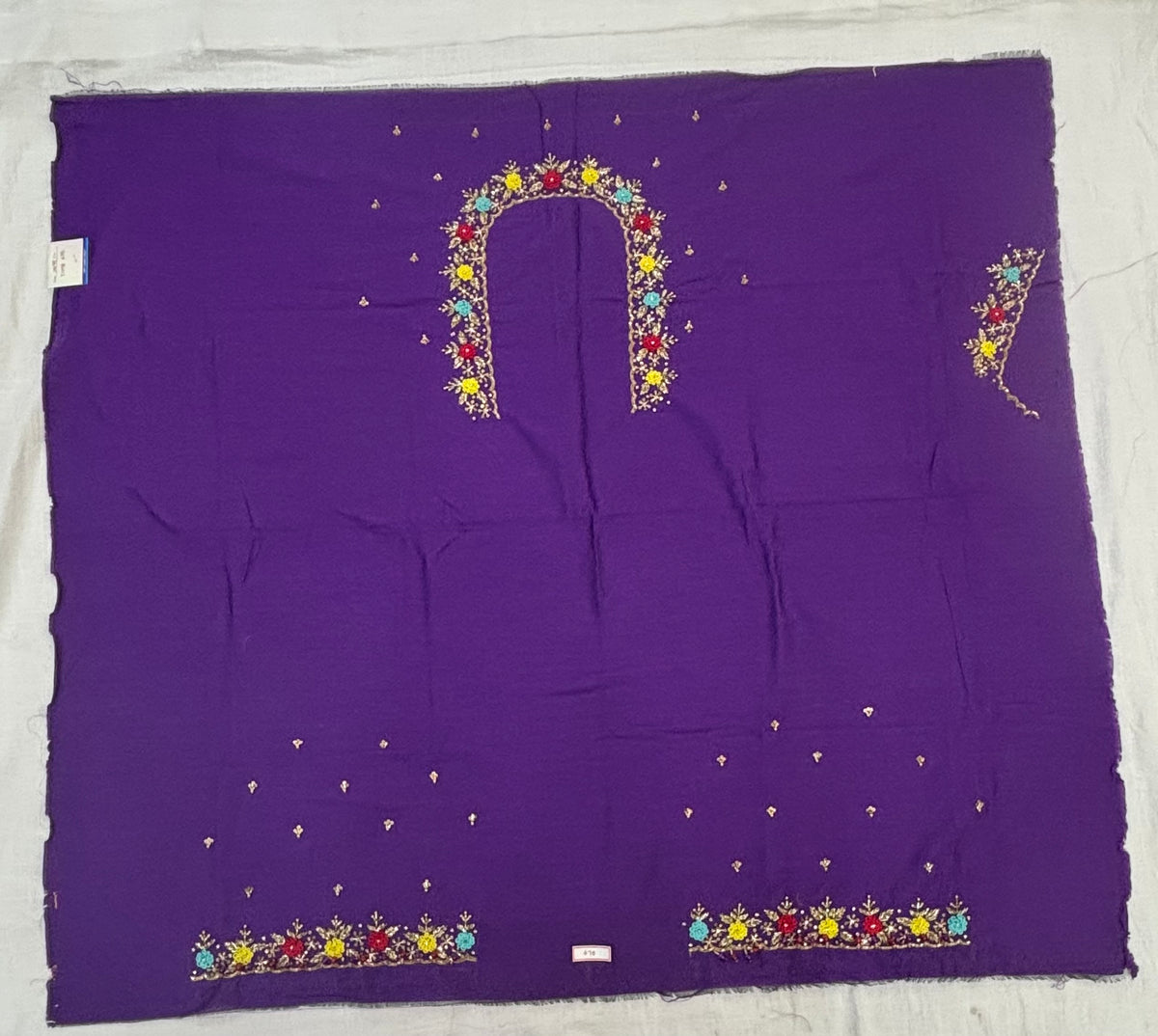 Raw Silk Maggam Work Blouse