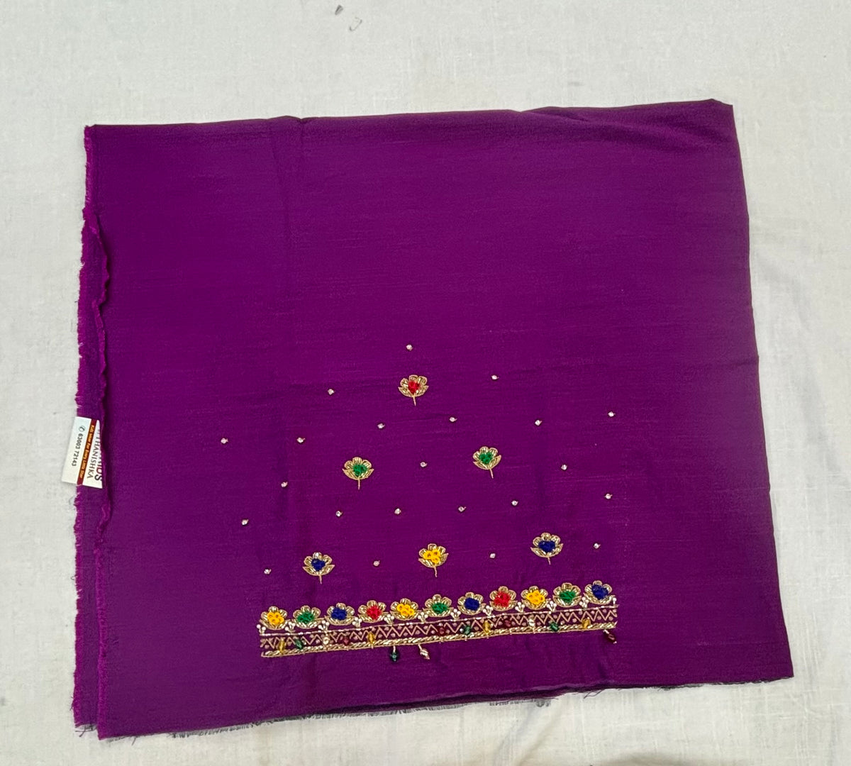 Raw Silk Maggam Work Blouse