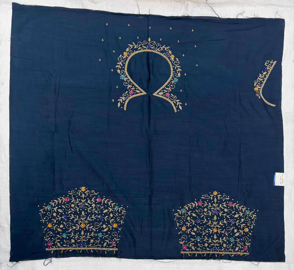 Raw Silk Maggam Work Blouse