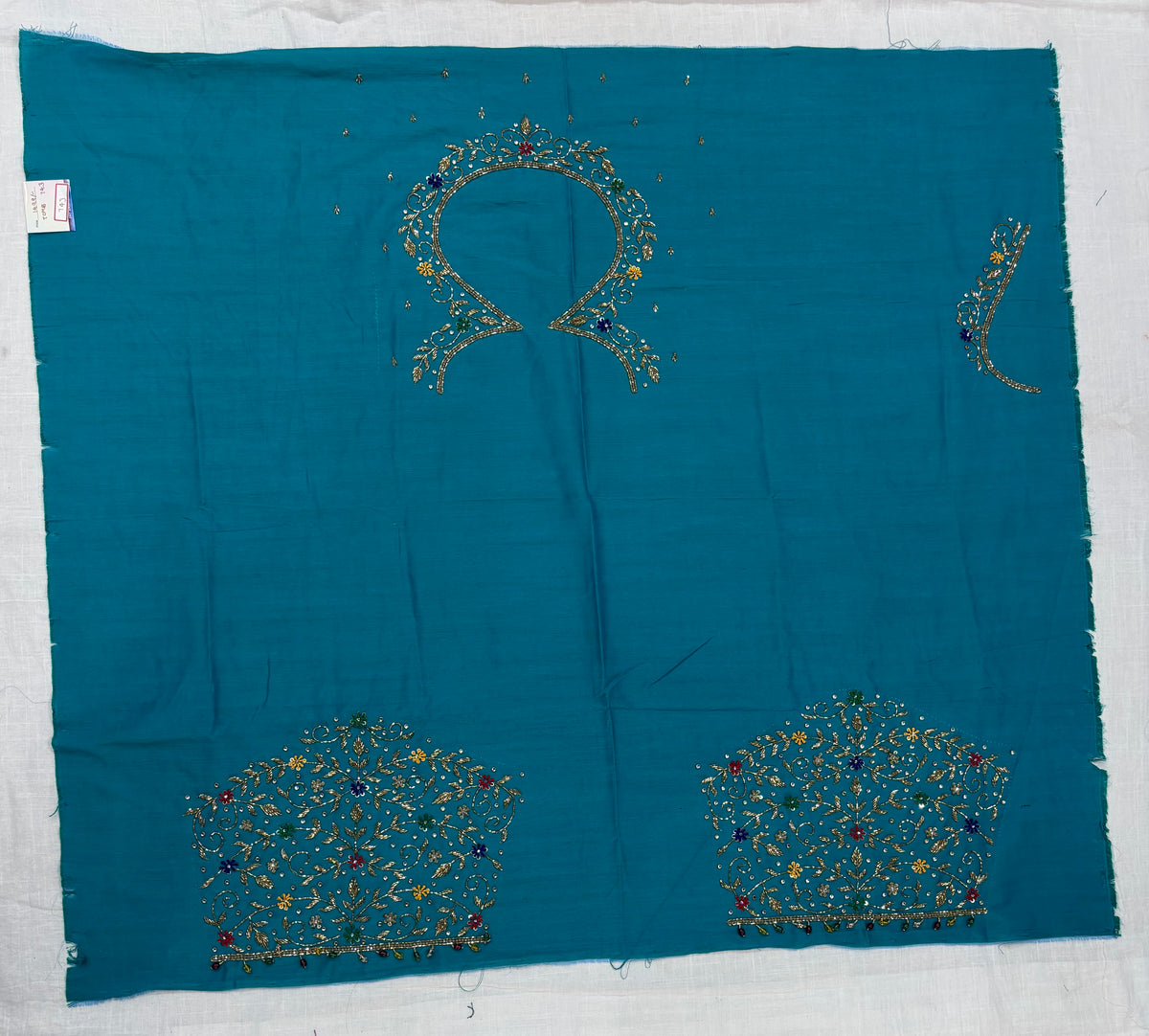 Raw Silk Maggam Work Blouse