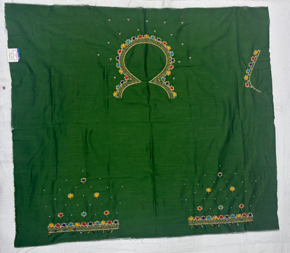 Raw Silk Maggam Work Blouse