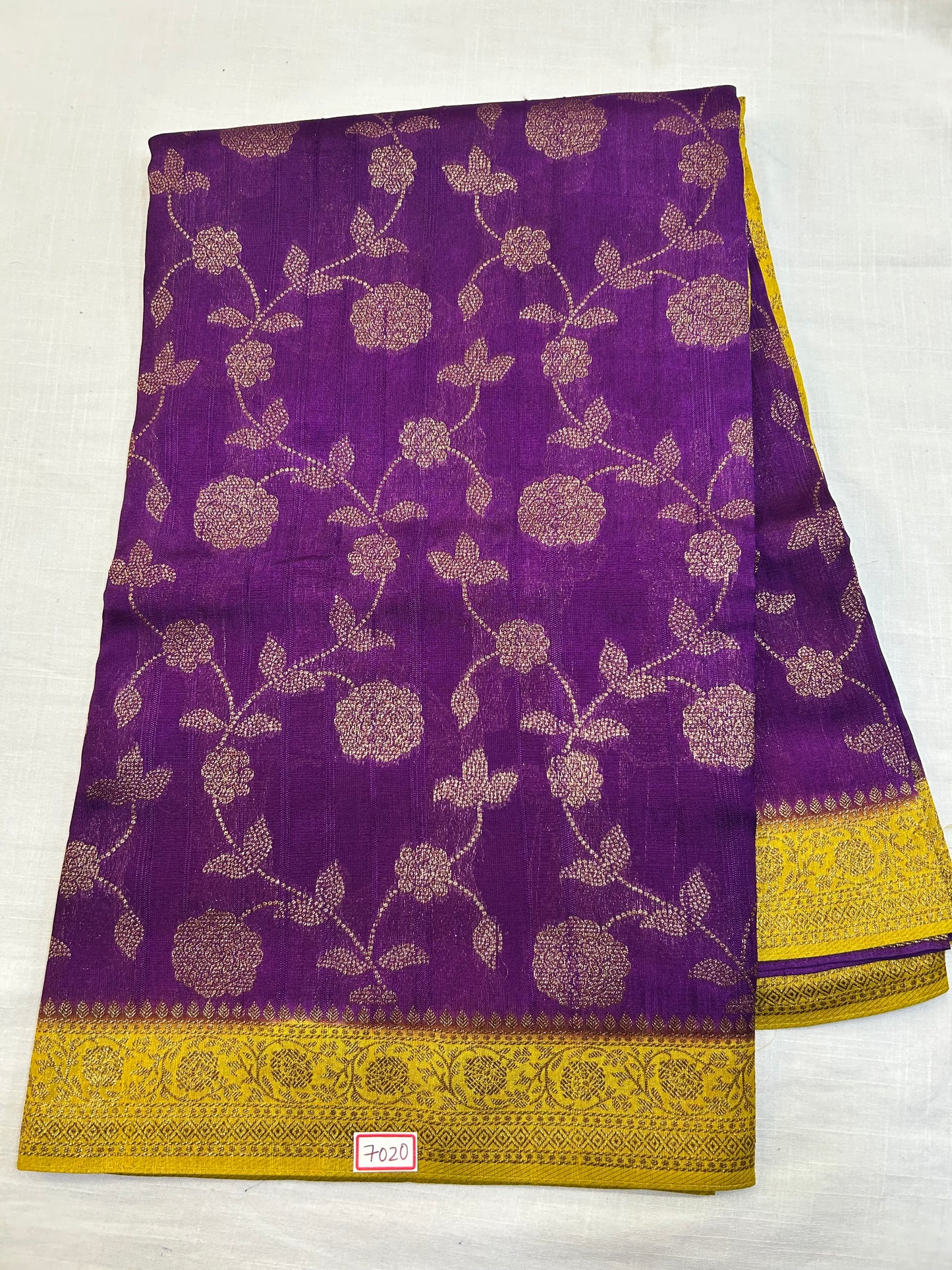 Moonga Tussar Paithani saree