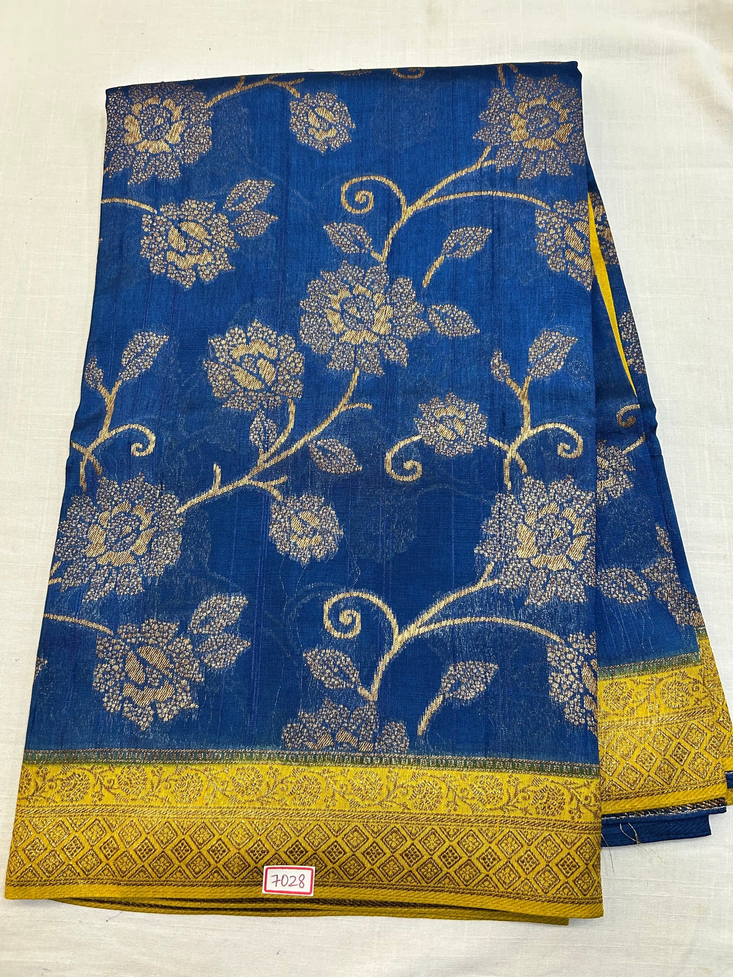 Moonga Tussar Paithani saree