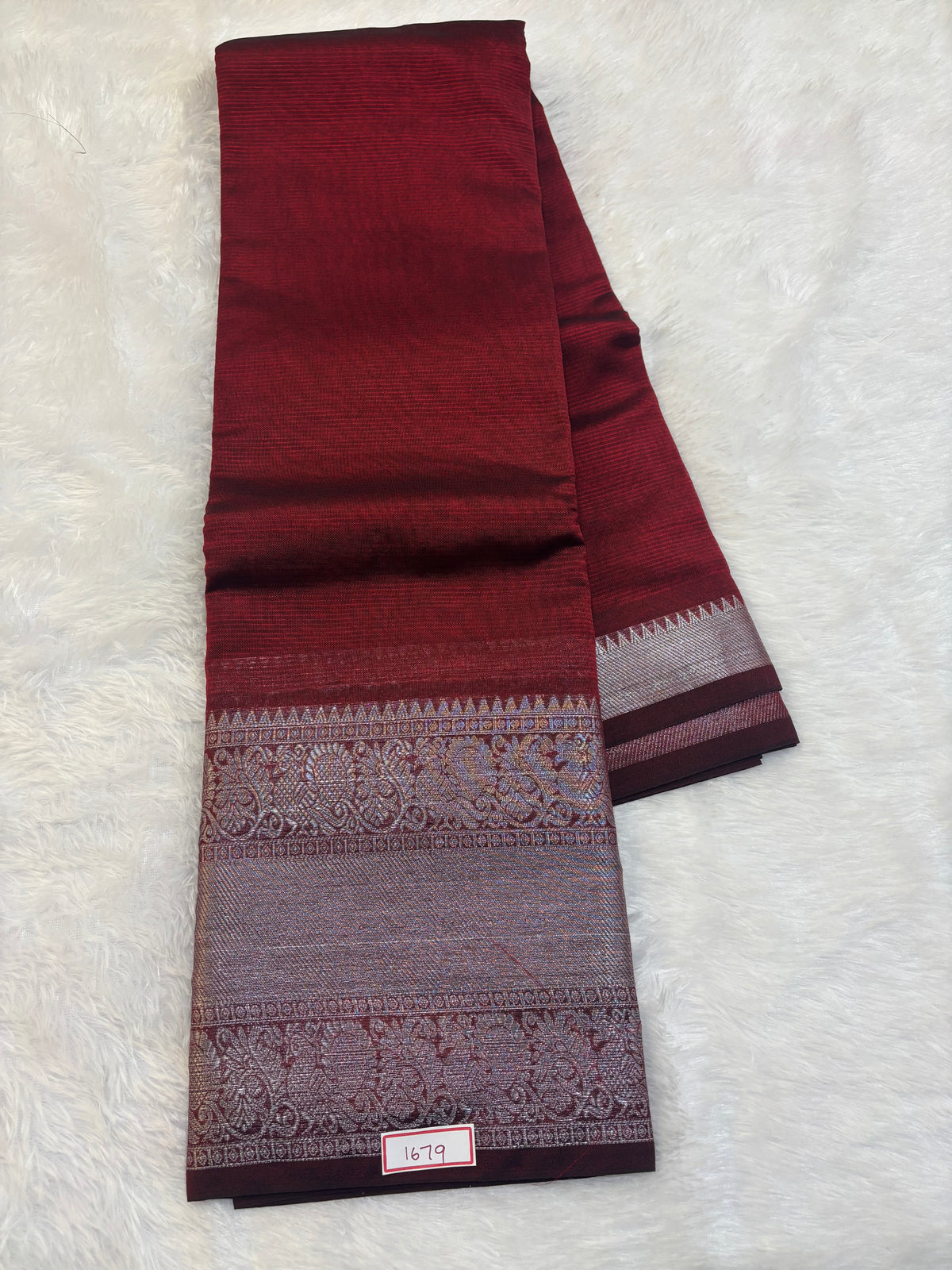Mangalgiri Silk Saree Big border