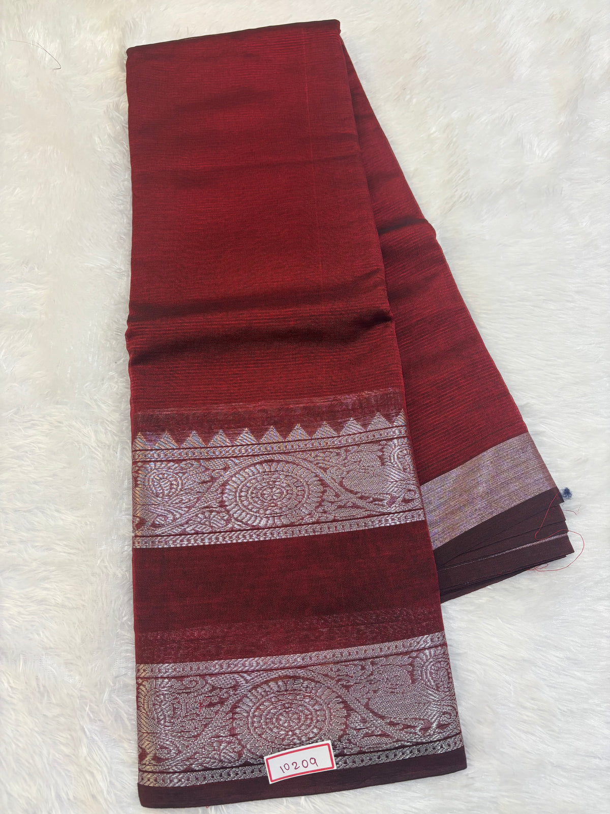 Mangalgiri Silk Saree Big border