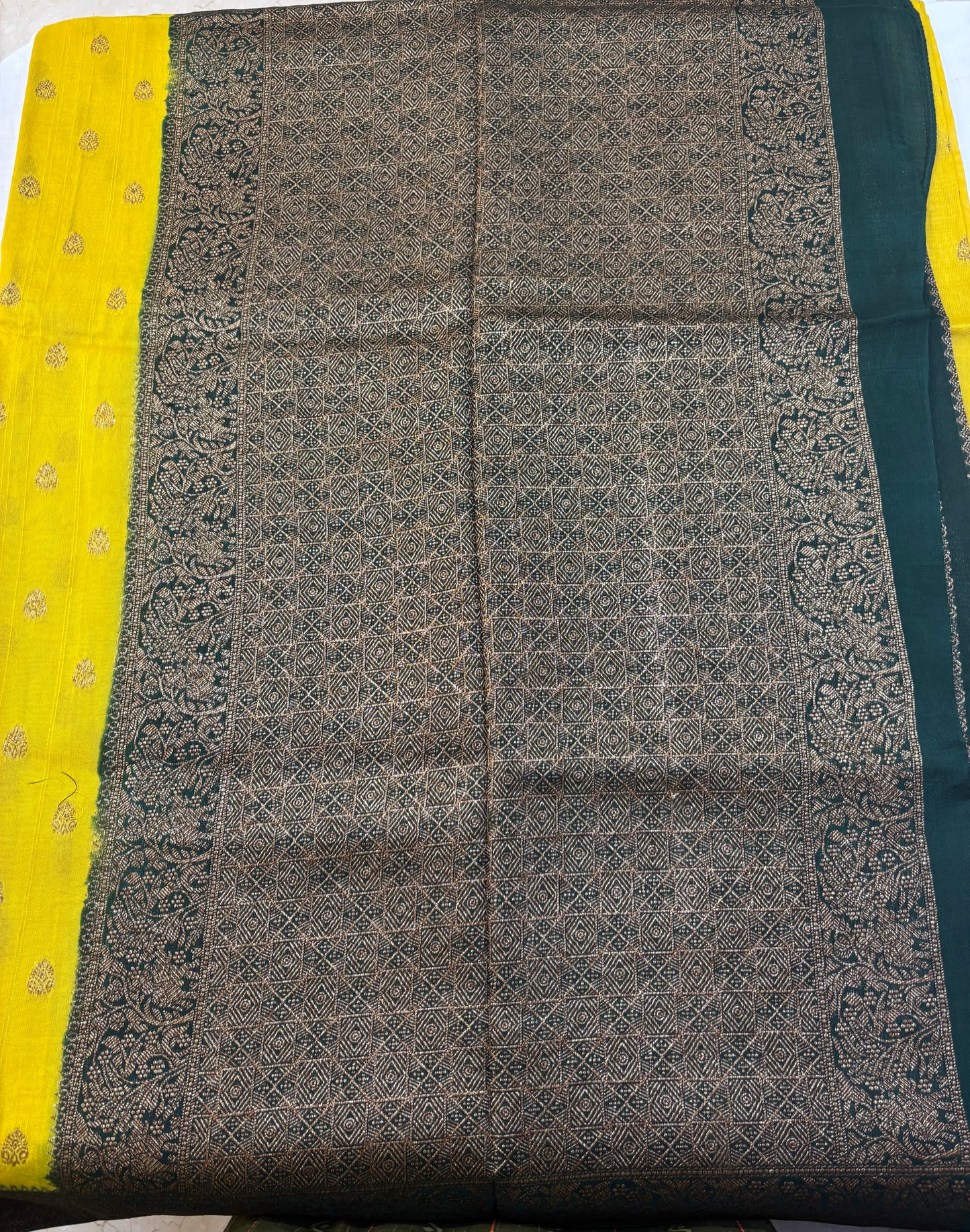 Moonga Tussar Paithani saree