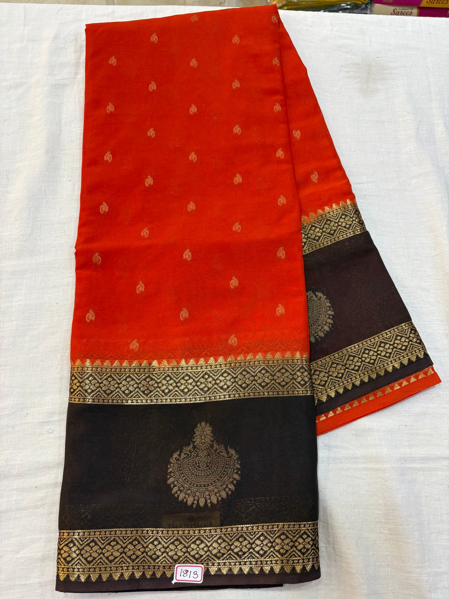 Mysore Crepe Gap borders Rich Pallu