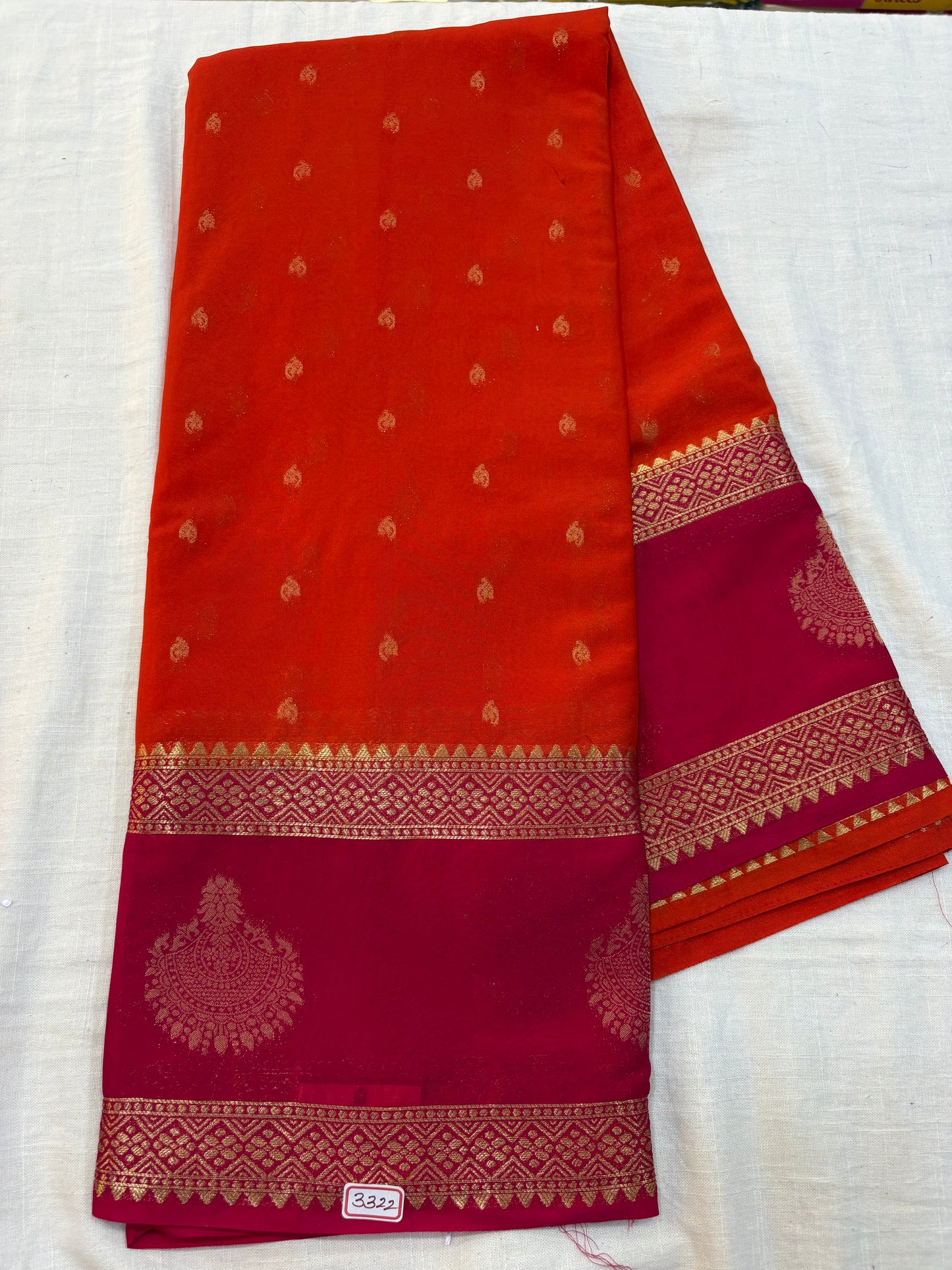 Mysore Crepe Gap borders Rich Pallu