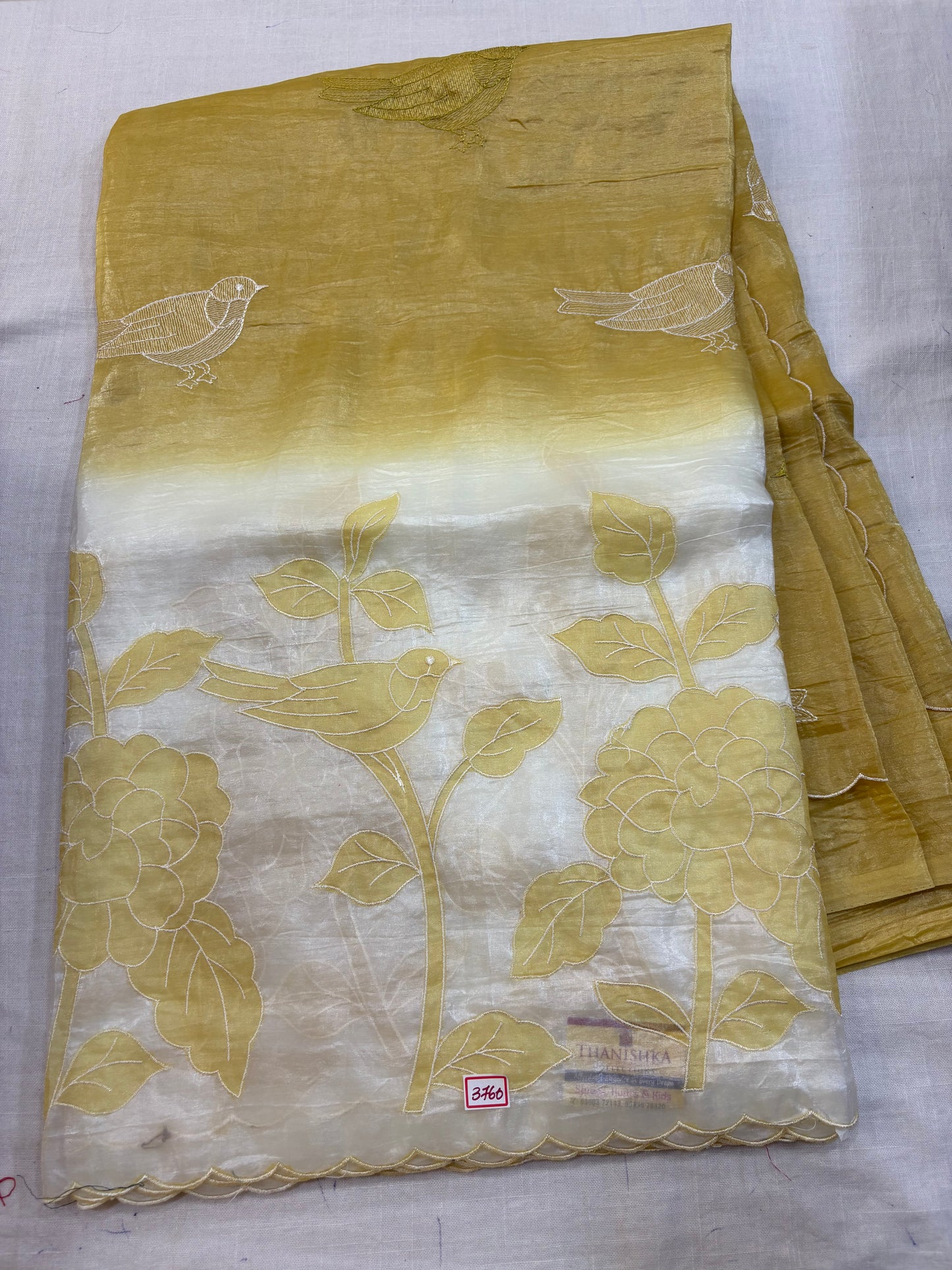 Soft Organza Embroidery Sarees