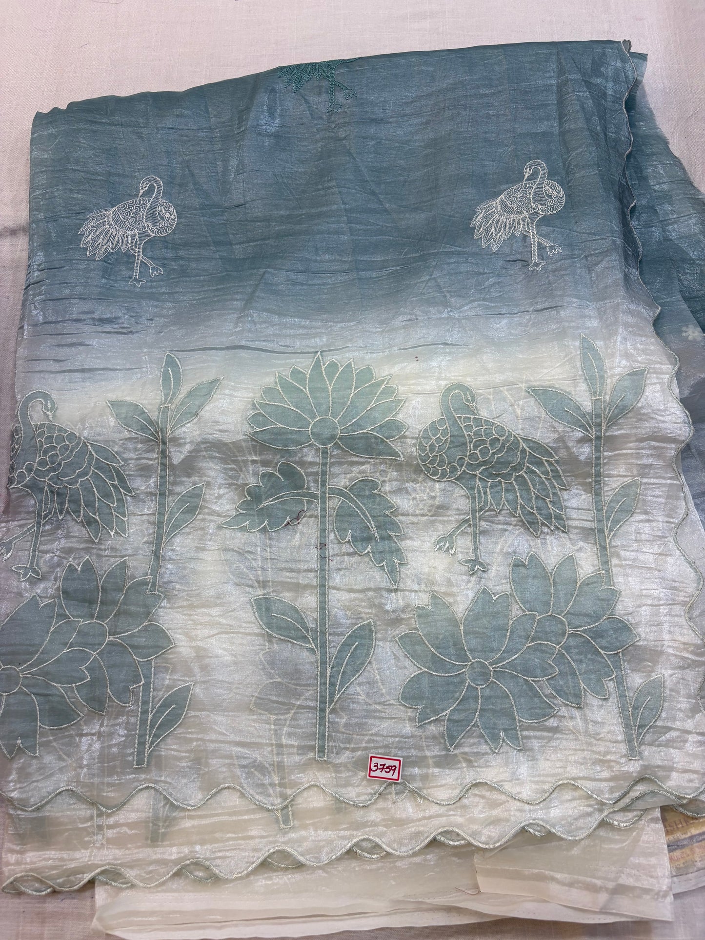 Soft Organza Embroidery Sarees