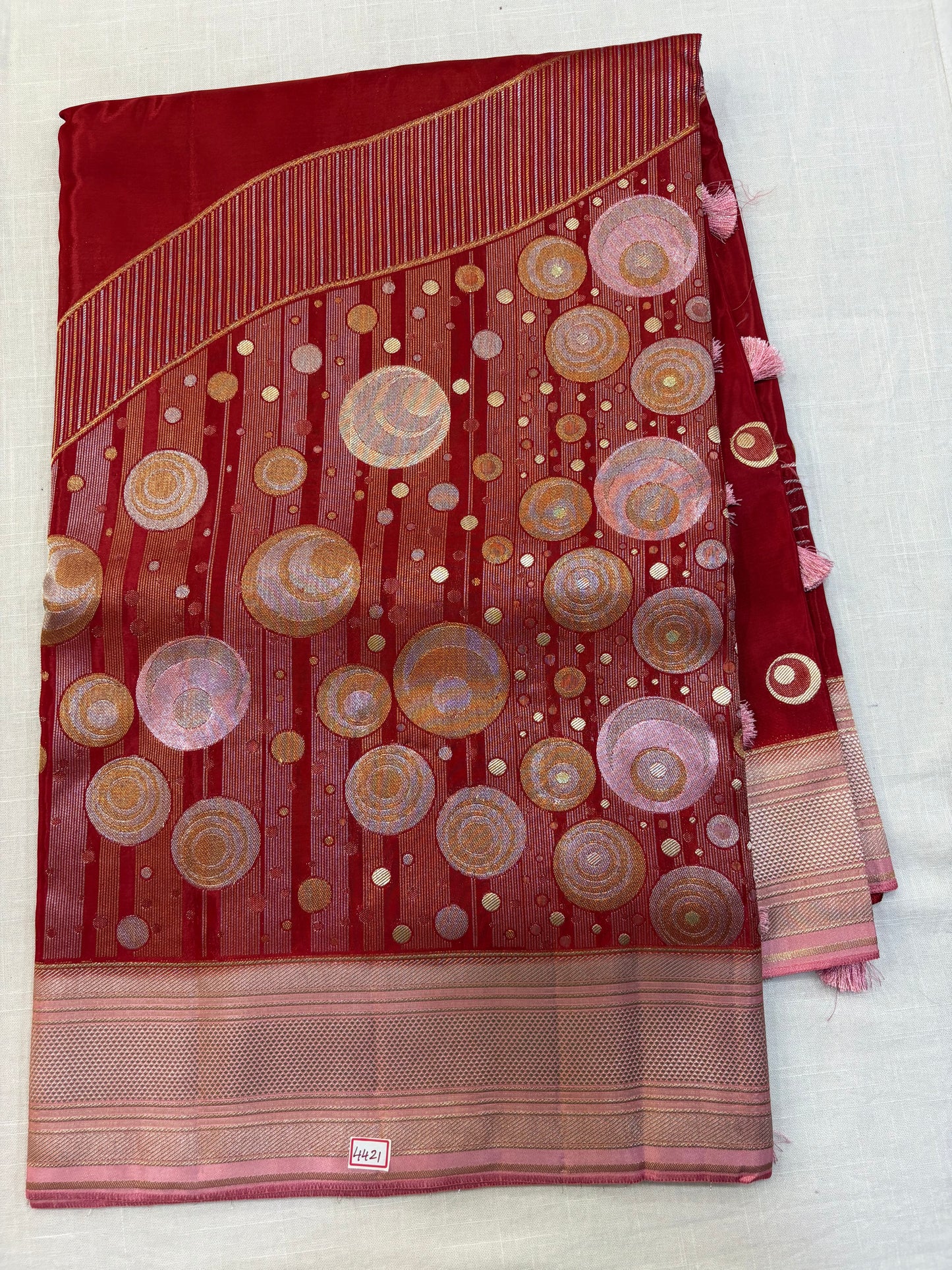 Designer HO Meenakri Weaving Saree