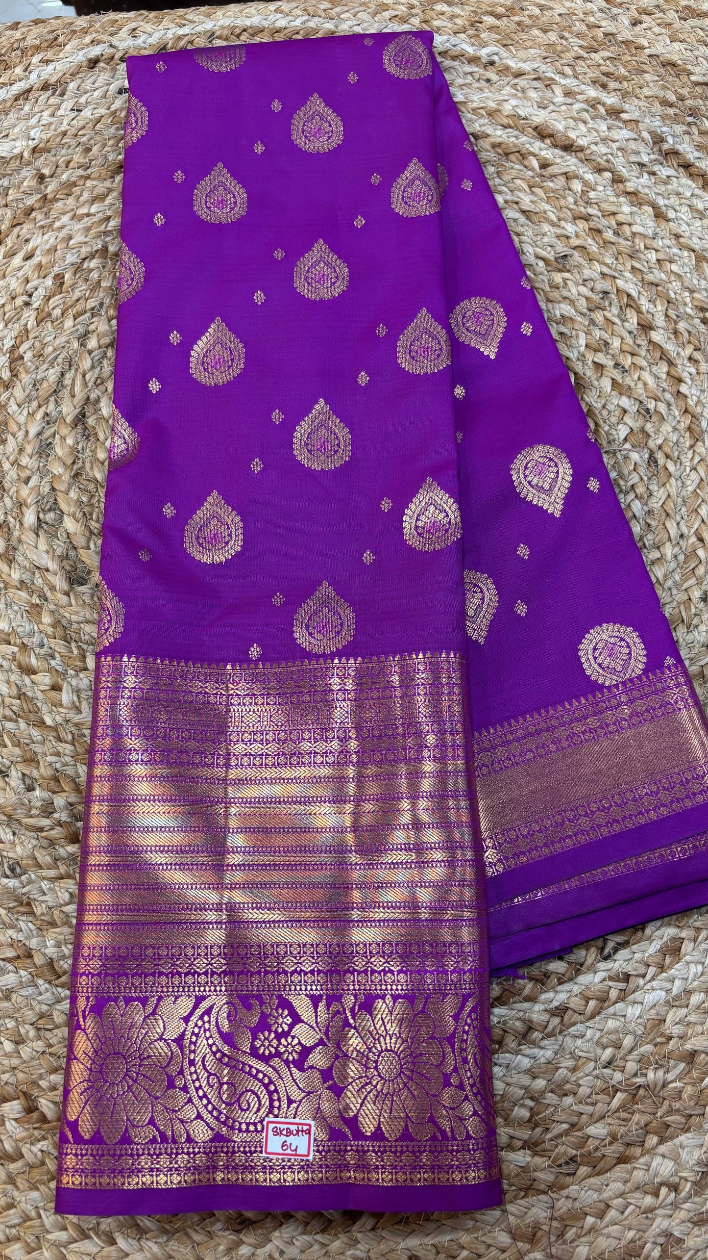 Semi Kanchi Butta Sarees