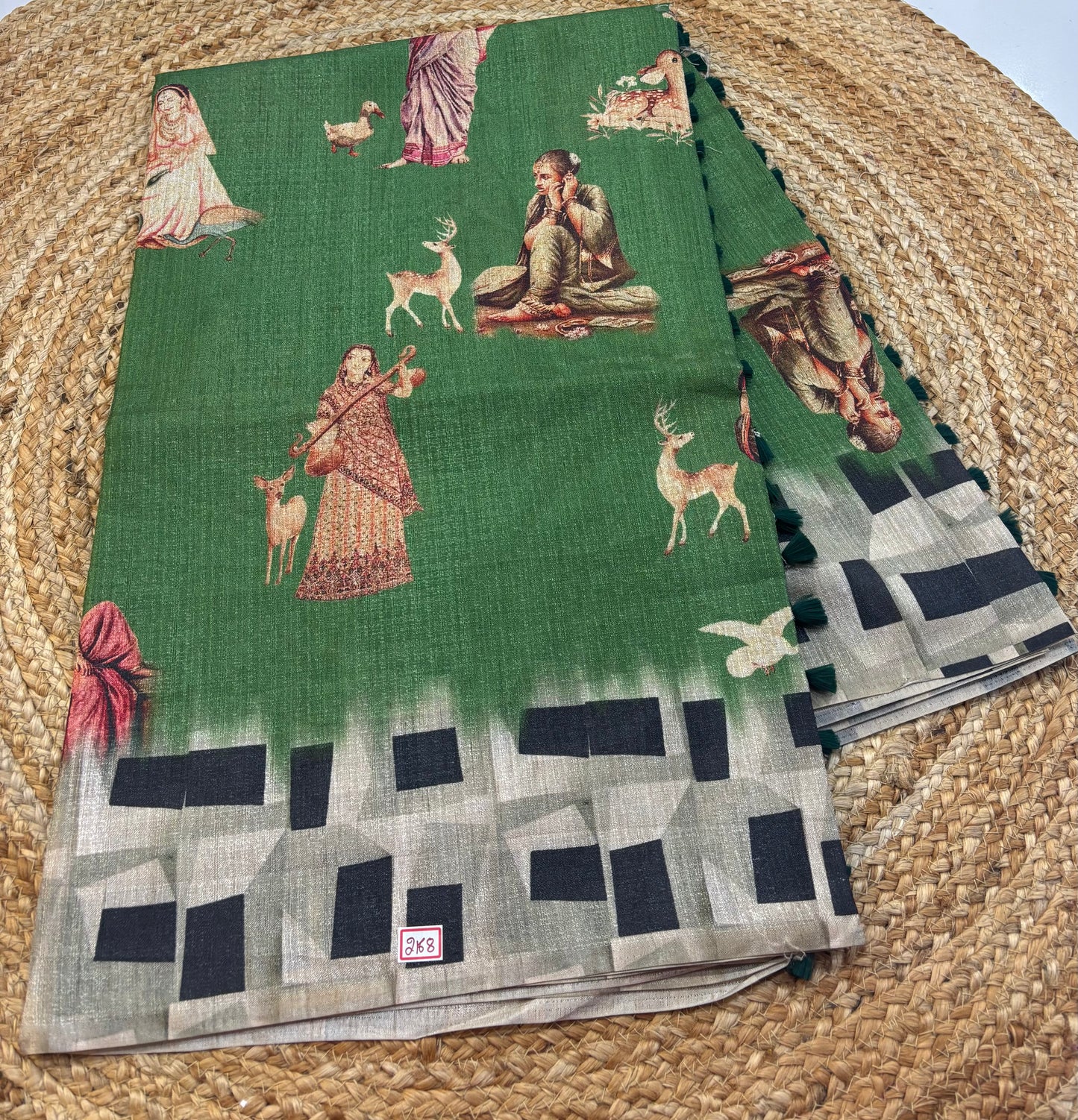 Bamboo silk sarees