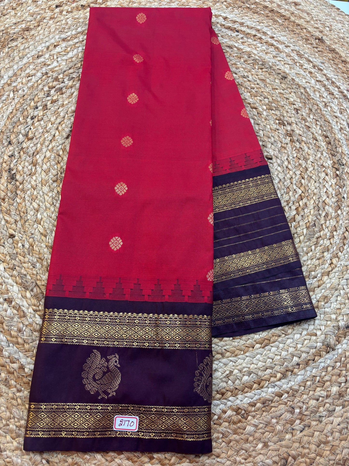 Semi Gadwal Silk Saree
