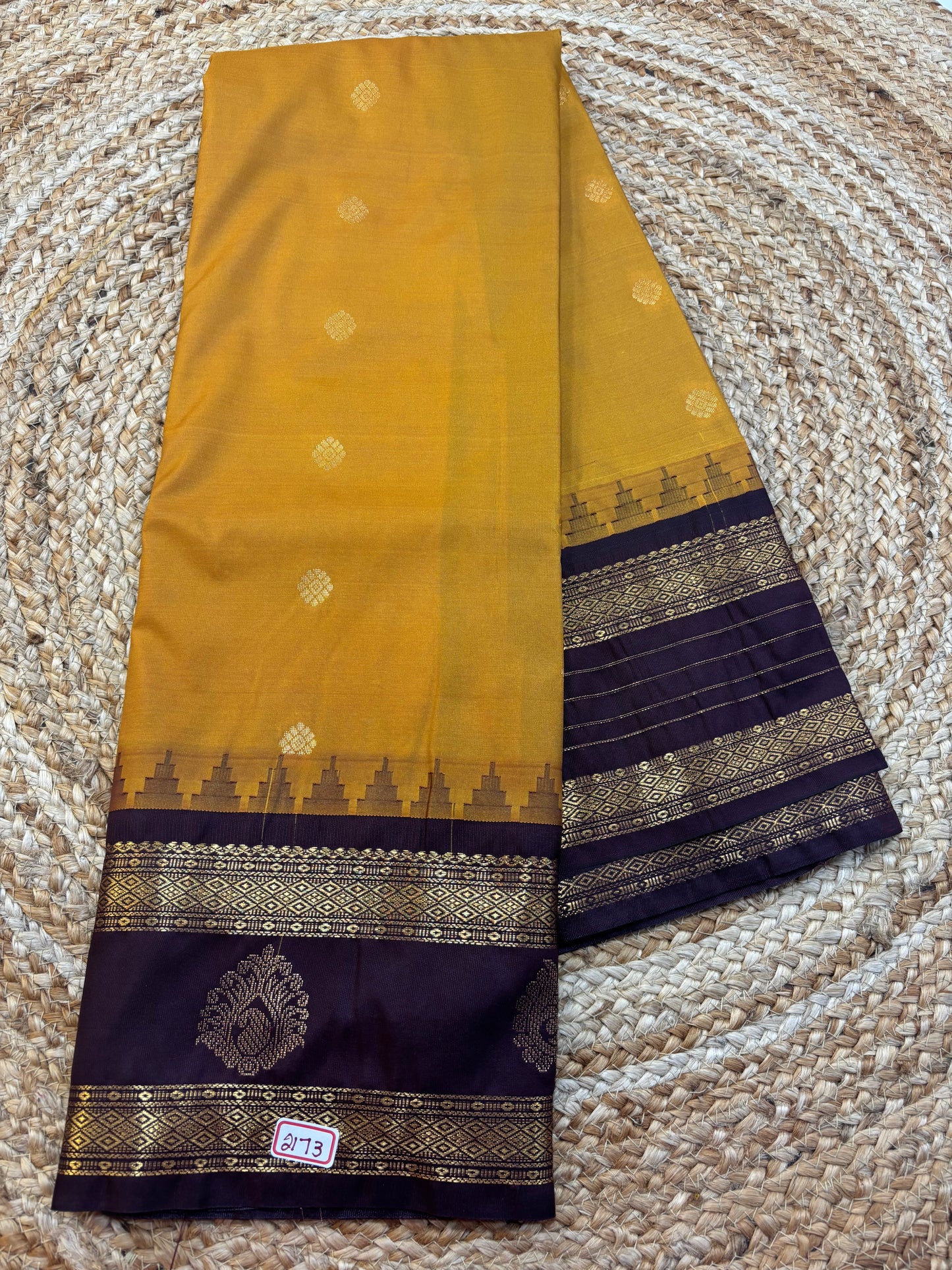 Semi Gadwal Silk Saree