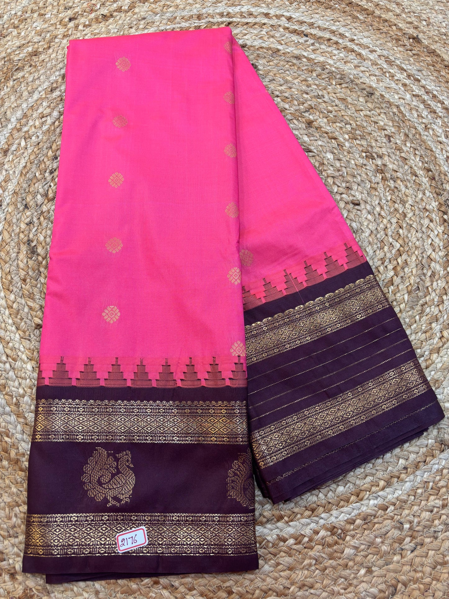 Semi Gadwal Silk Saree