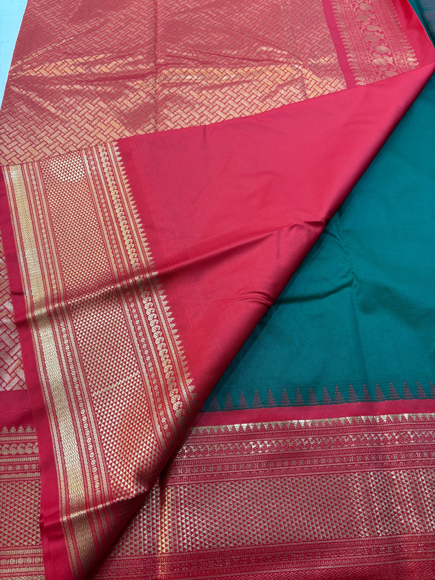 Semi Gadwal Silk Saree