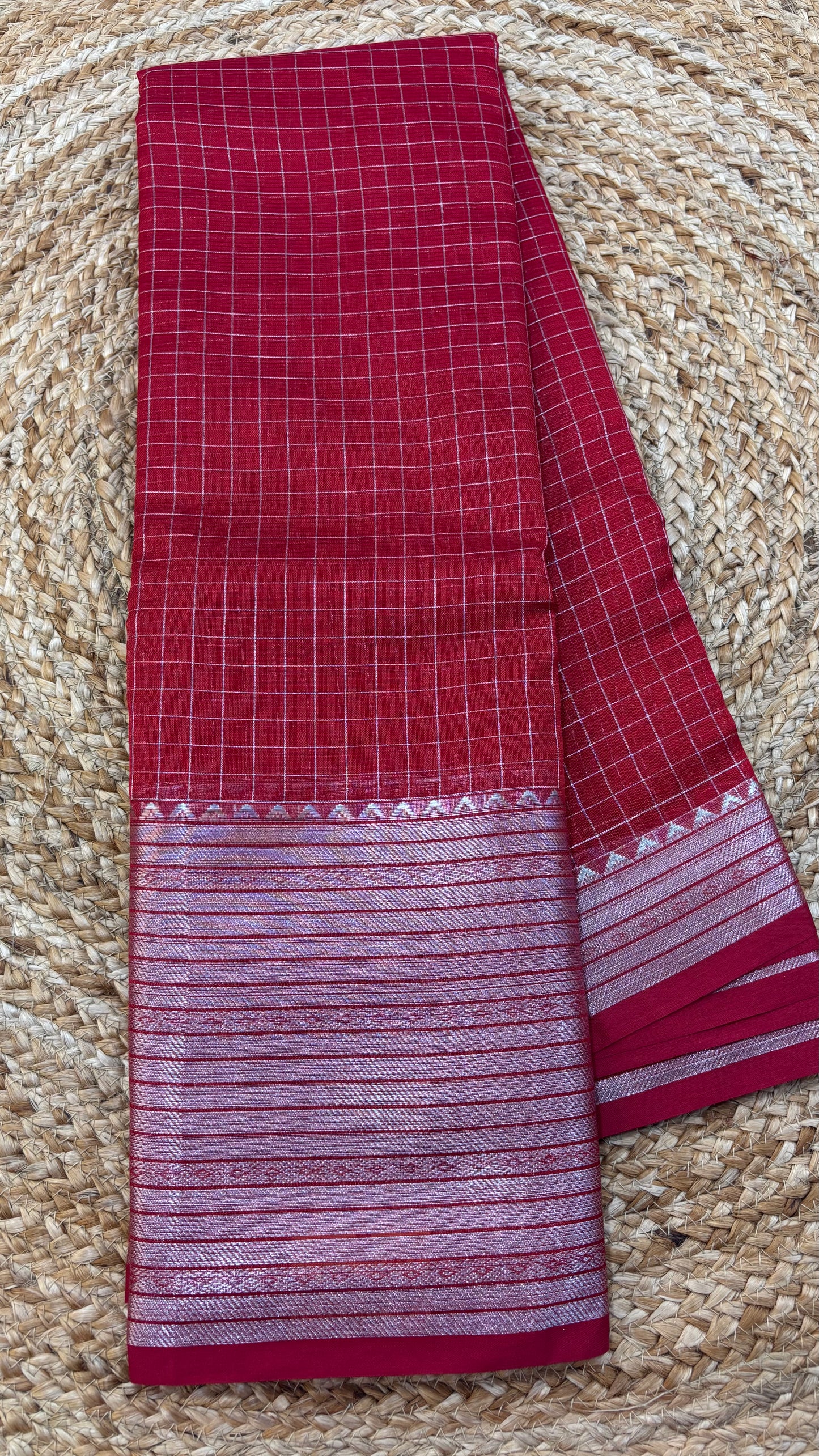 Mangalgiri Checks Saree B21