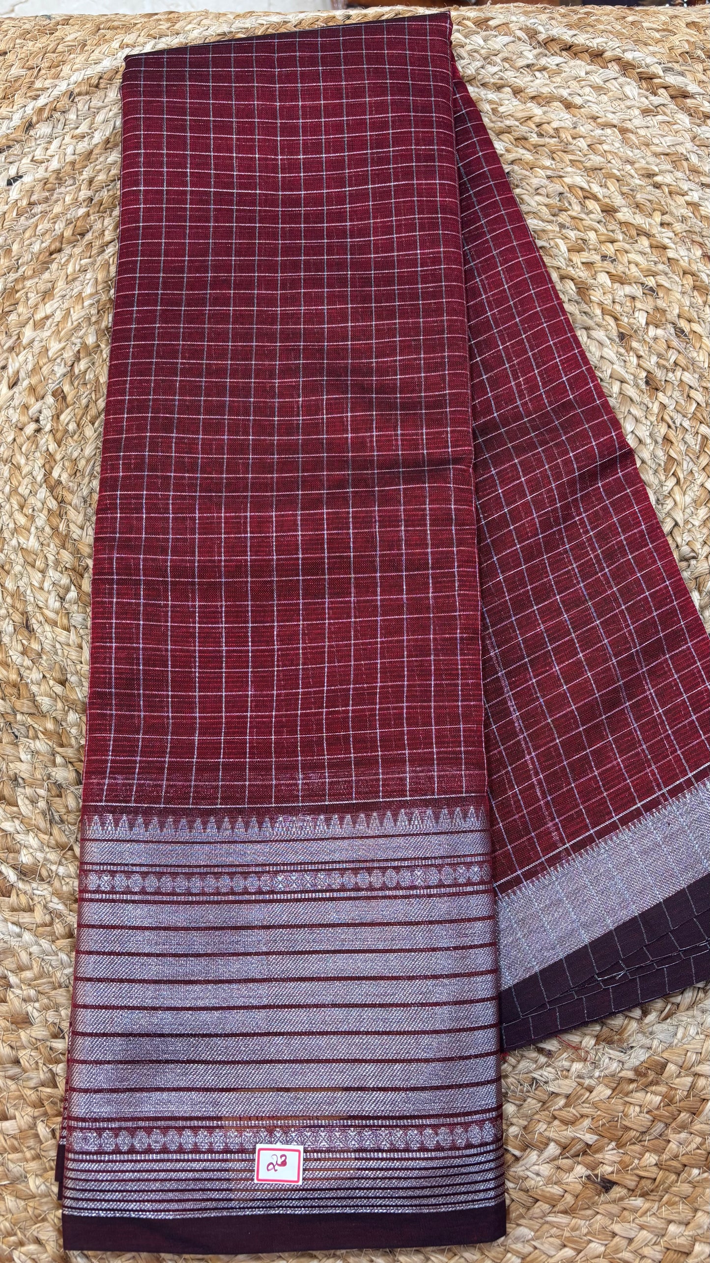 Mangalgiri Checks Saree