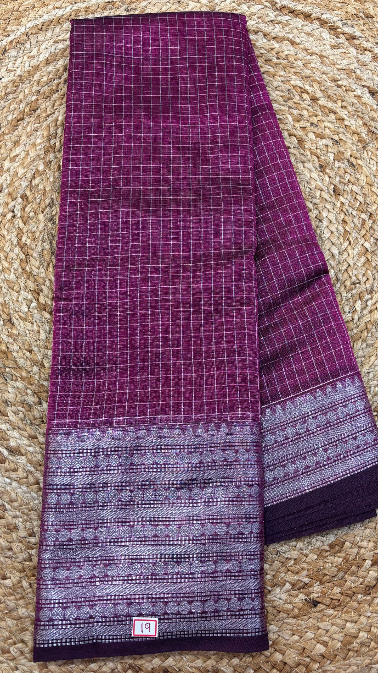 Mangalgiri Checks Saree